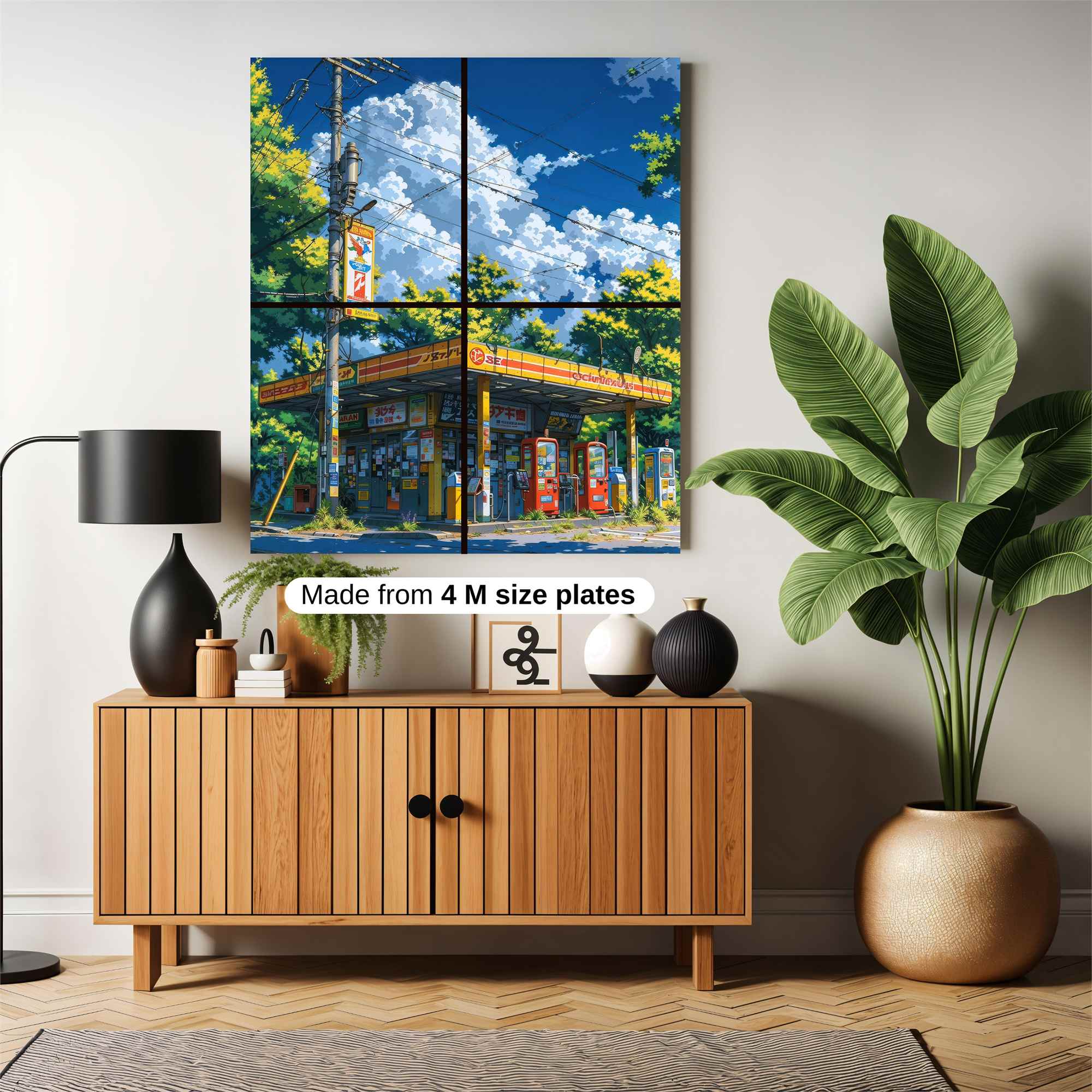 Gas Station Serenity Safe Wall Magnetic / M