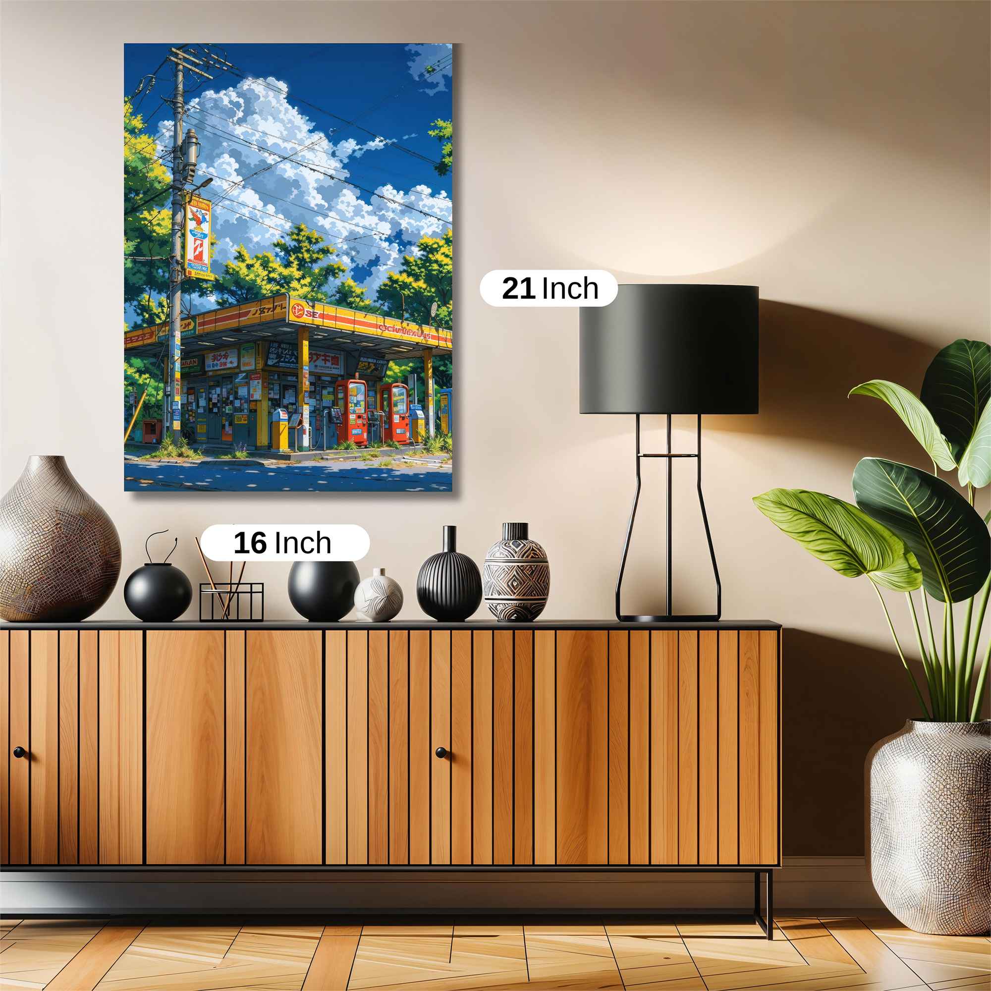 Gas Station Serenity Safe Wall Magnetic / M