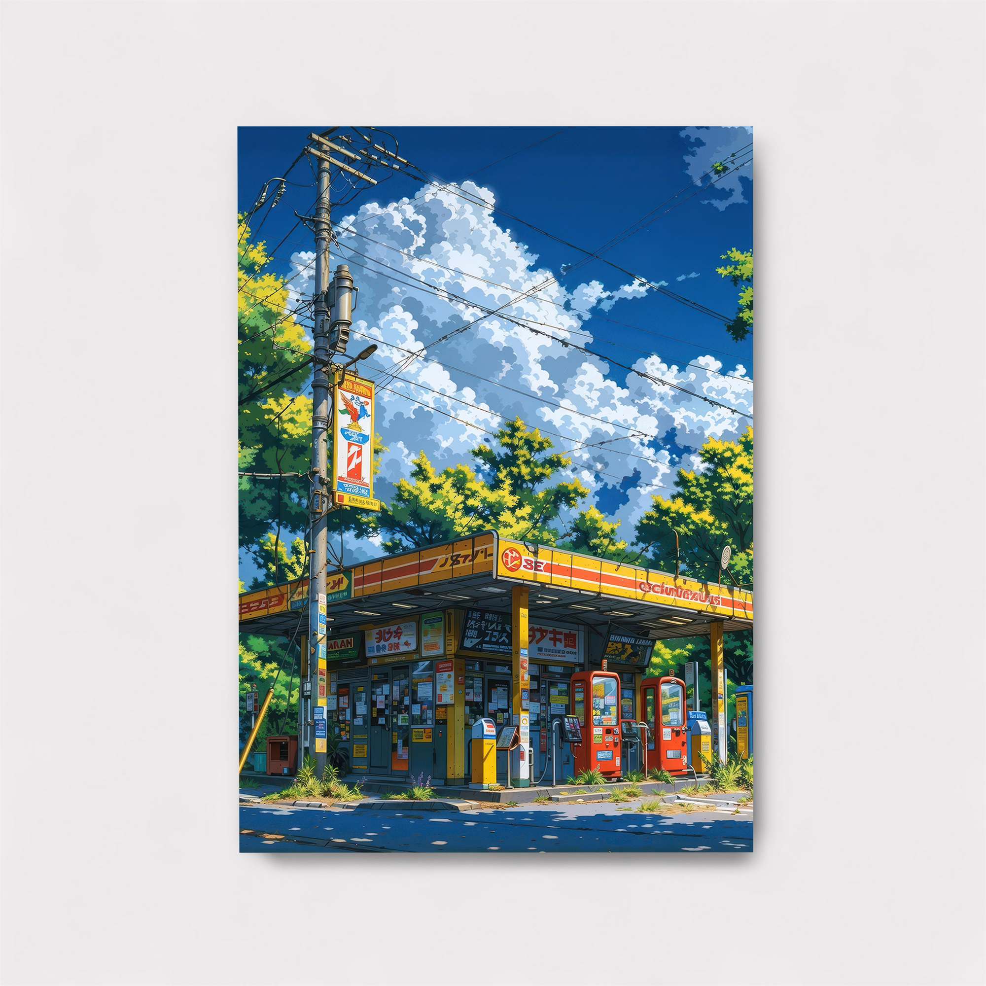 Gas Station Serenity Safe Wall Magnetic / M