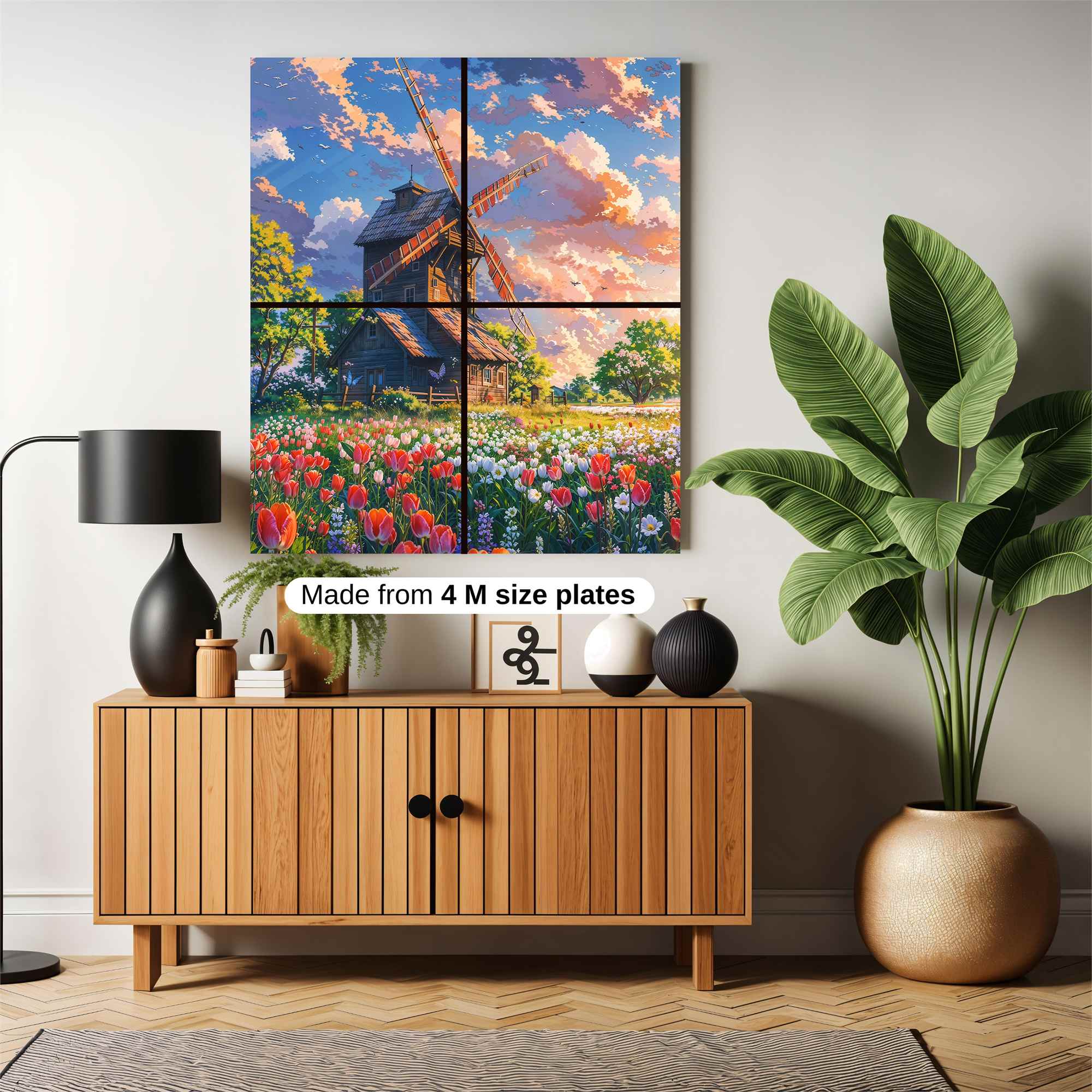 Windmill Whimsy Safe Wall Magnetic / M