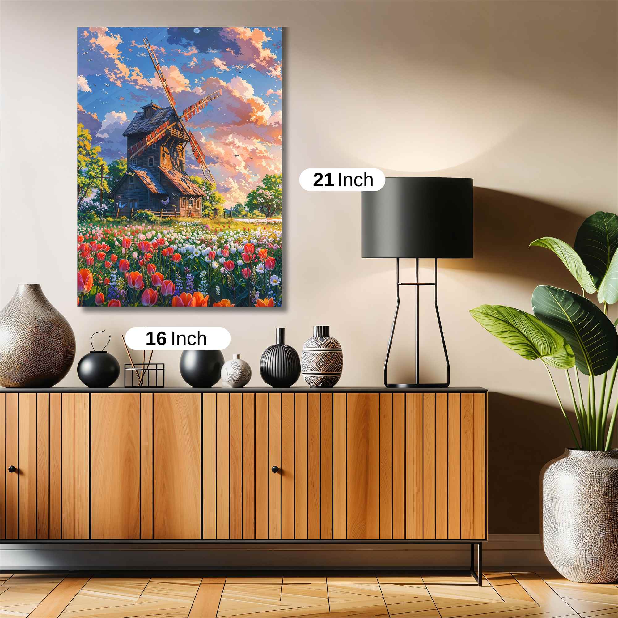 Windmill Whimsy Safe Wall Magnetic / M