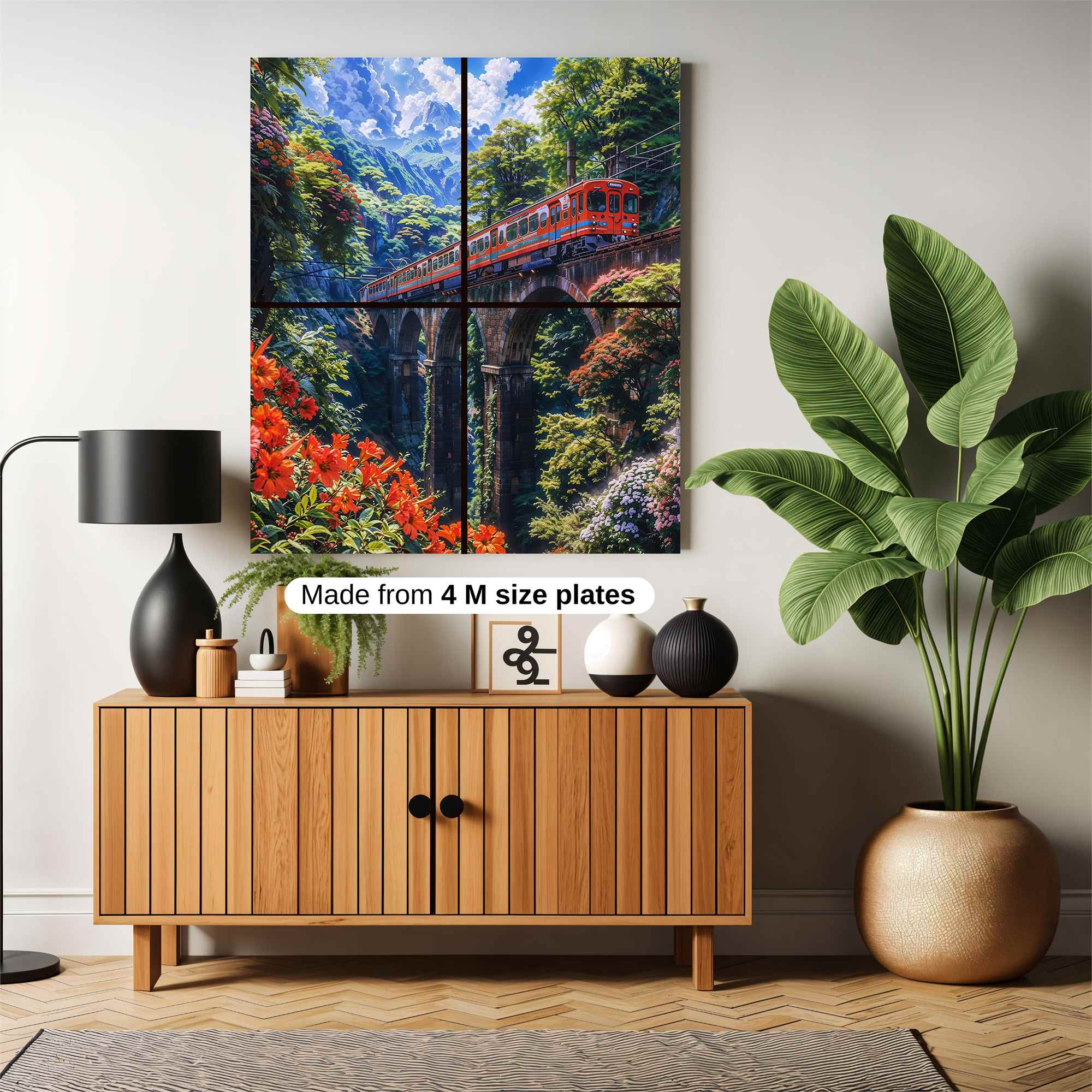 Train Tranquility Safe Wall Magnetic / M