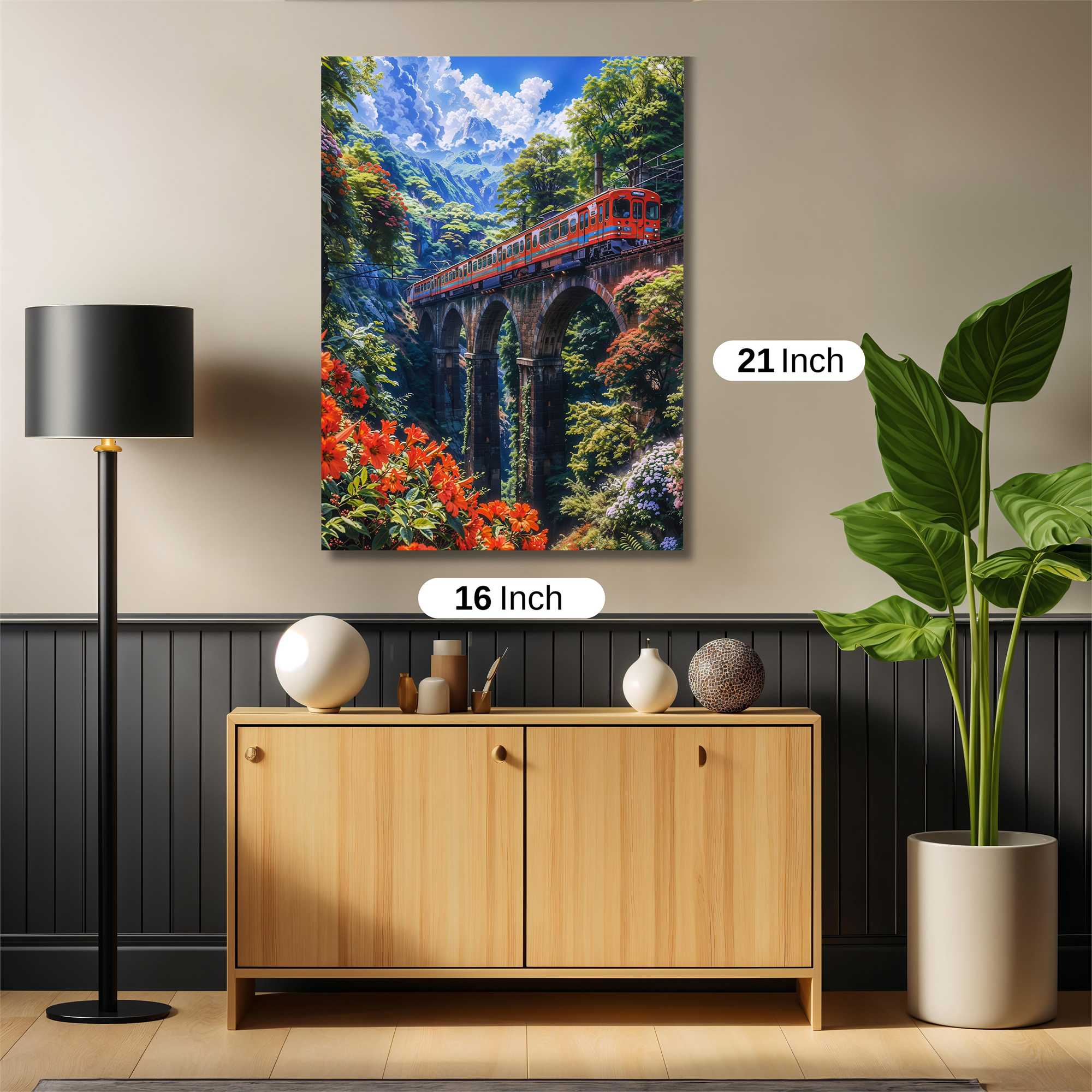 Train Tranquility Safe Wall Magnetic / M