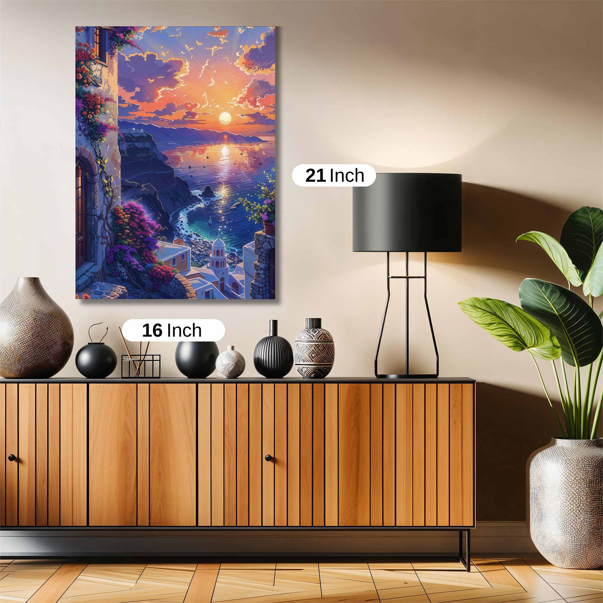 Sunset Serenity Safe Wall Magnetic / M