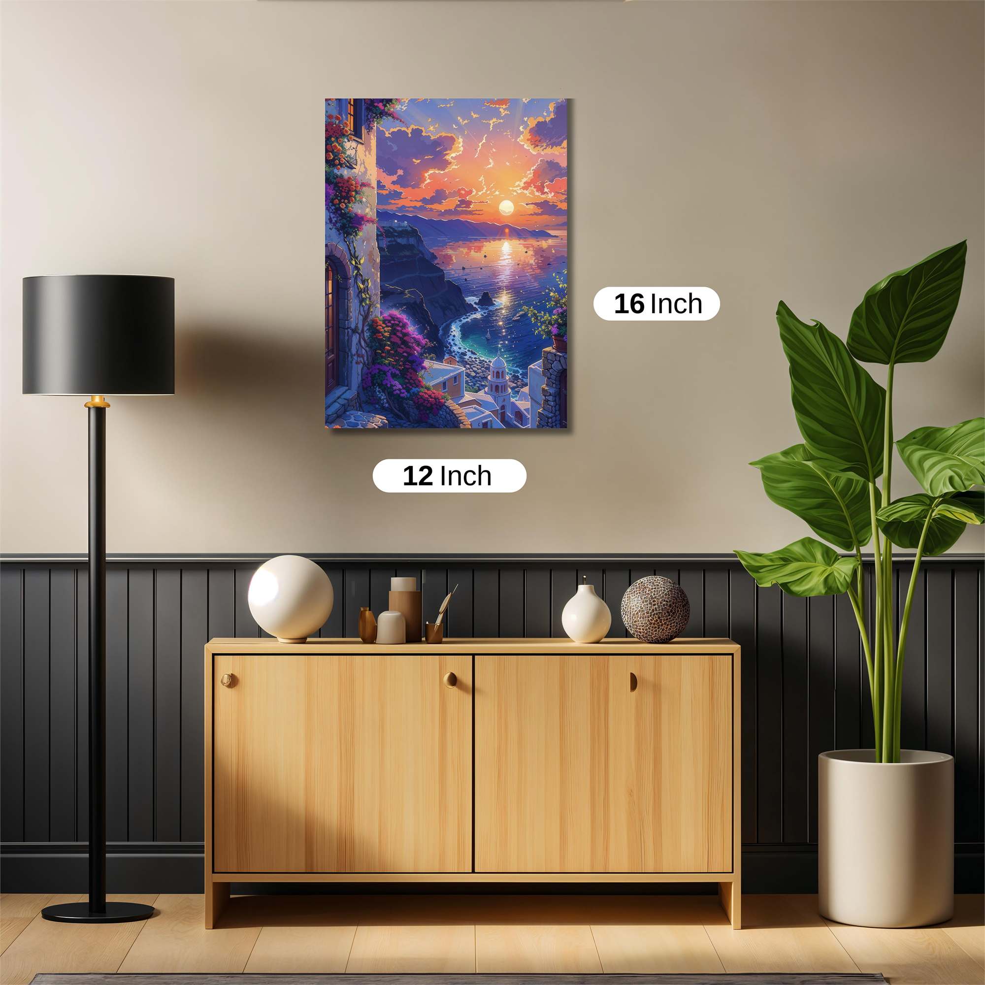 Sunset Serenity Safe Wall Magnetic / M