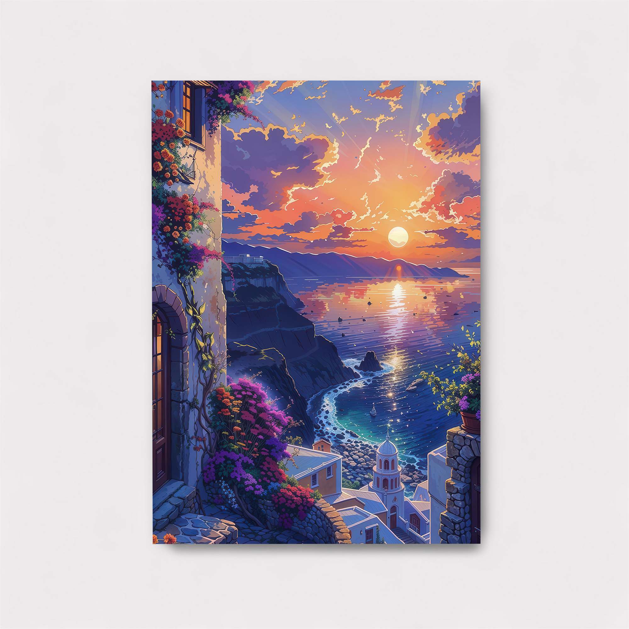 Sunset Serenity Safe Wall Magnetic / M