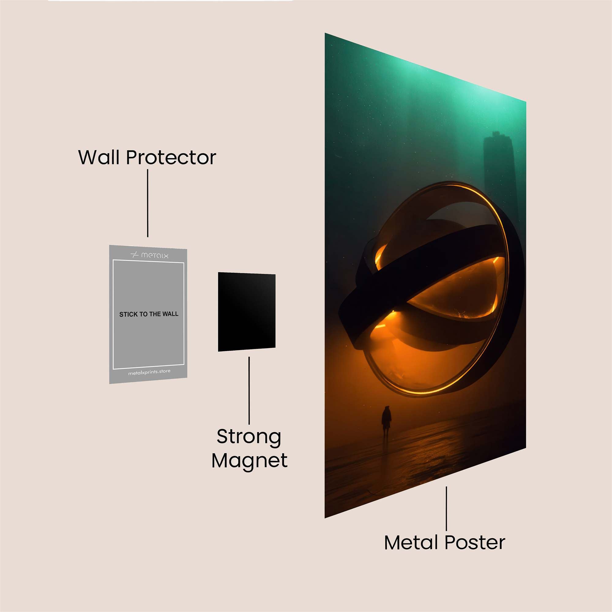 Cottage Bliss Safe Wall Magnetic / M