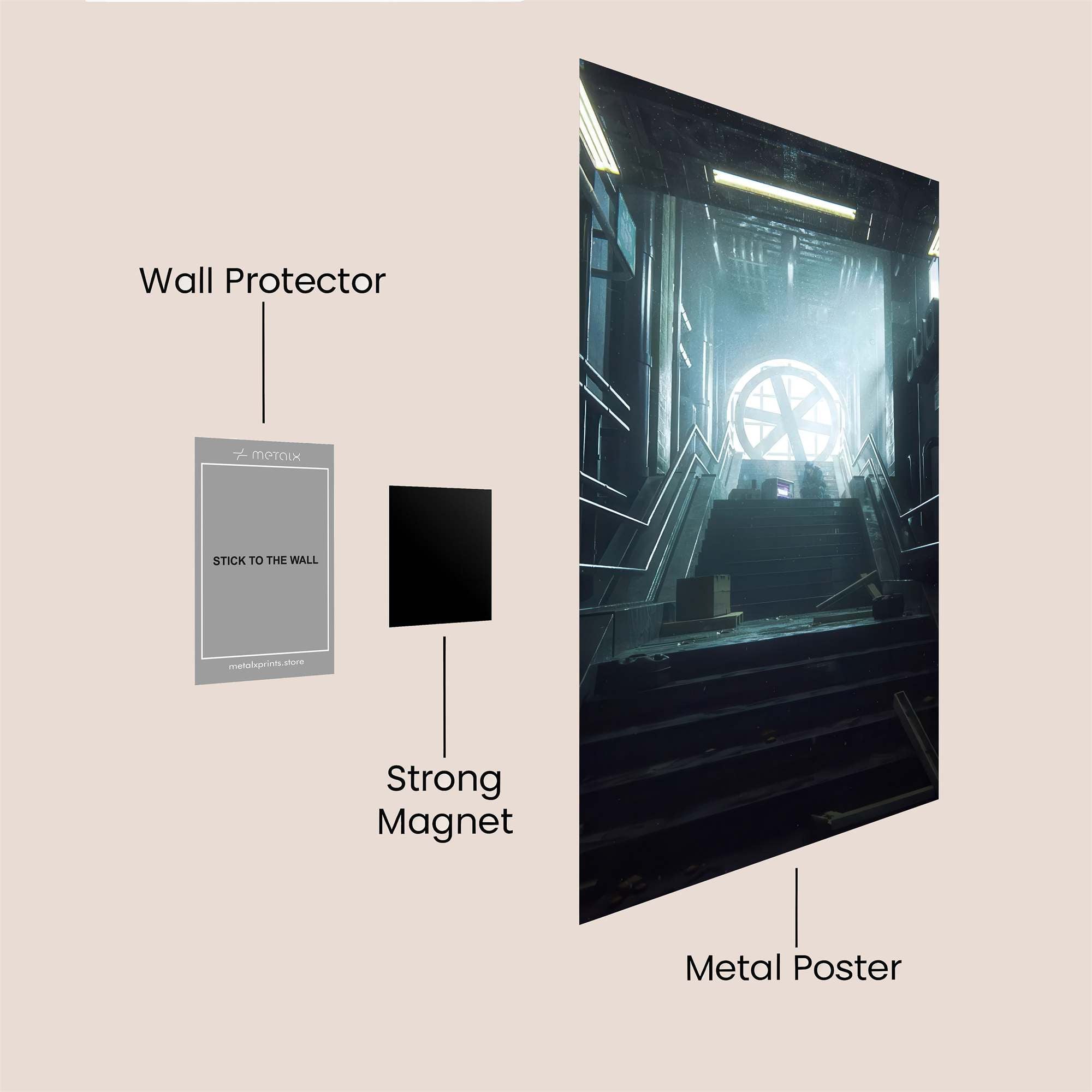 Sunrise Serenity Safe Wall Magnetic / M