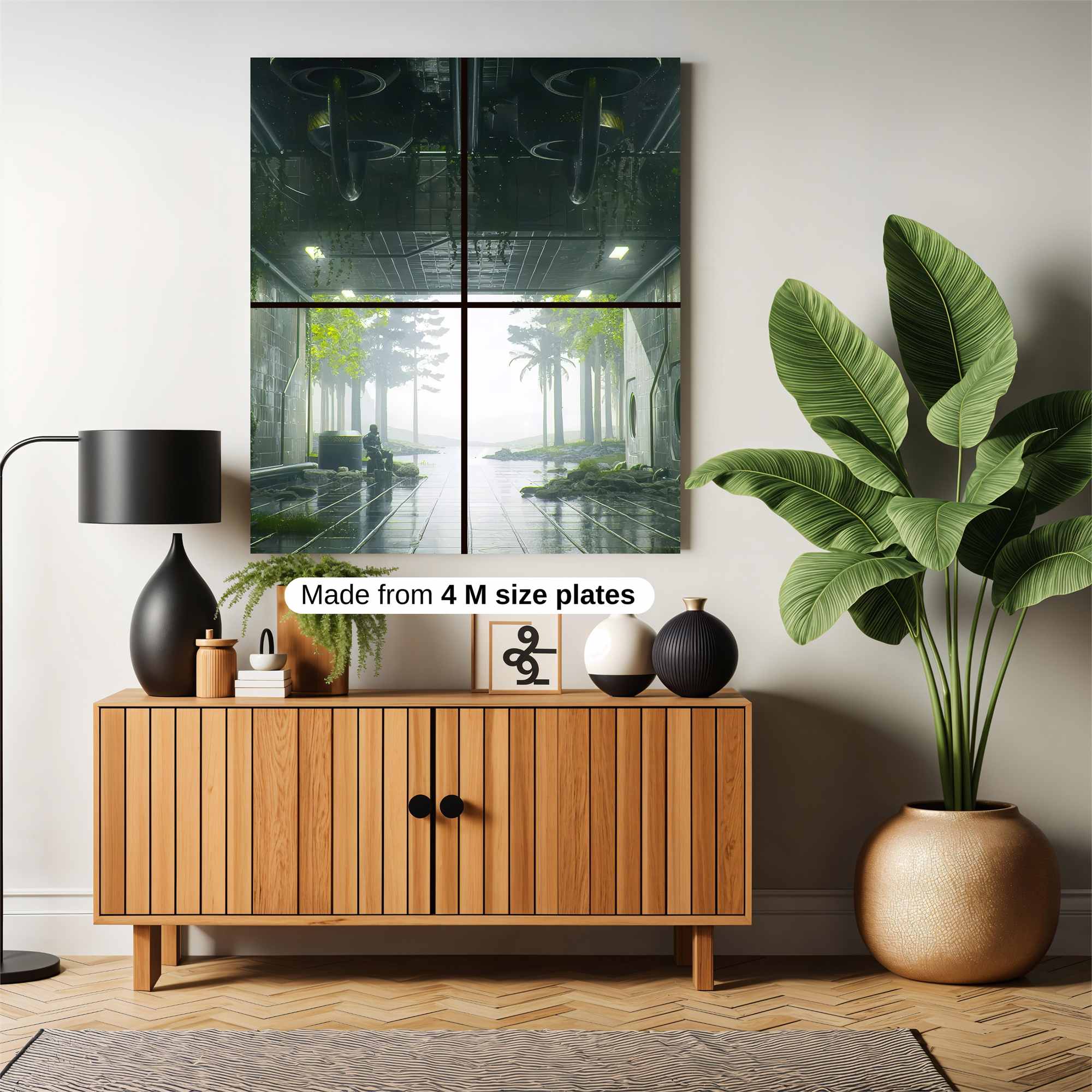 Sunlit Serenity Safe Wall Magnetic / M