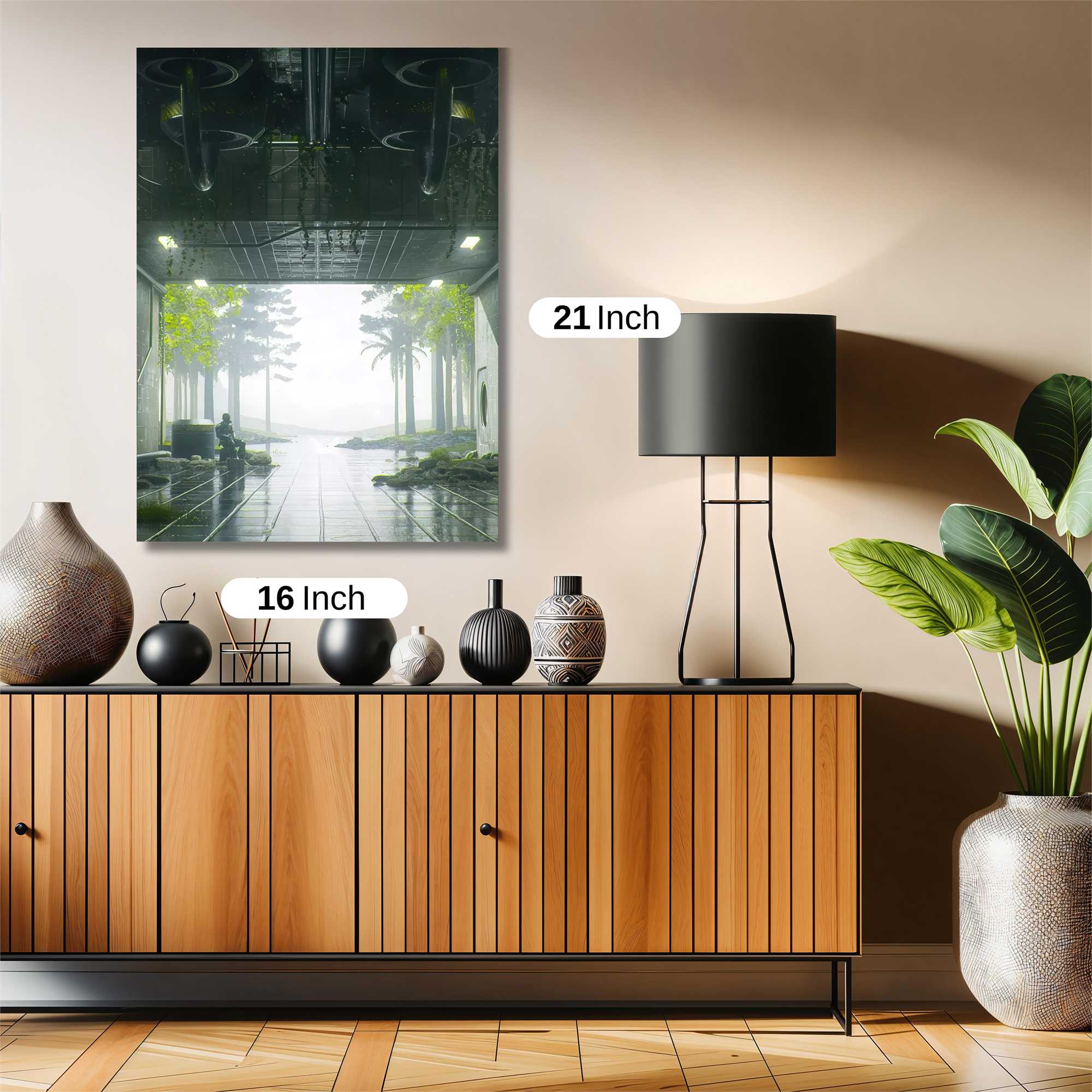 Sunlit Serenity Safe Wall Magnetic / M