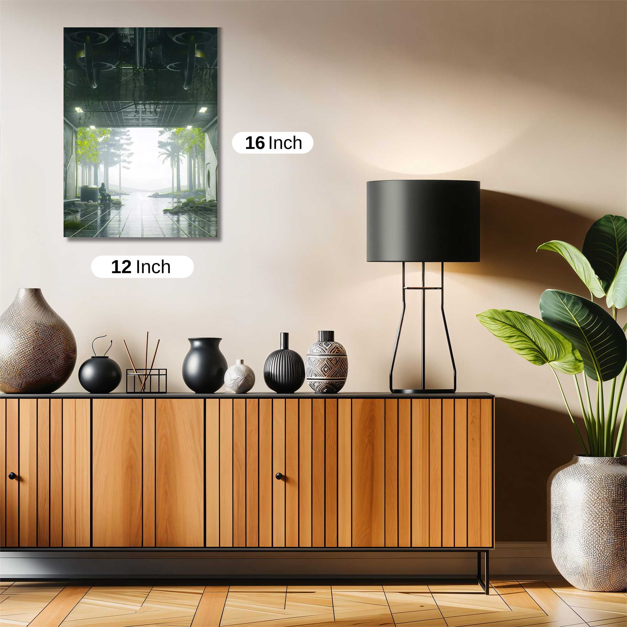 Sunlit Serenity Safe Wall Magnetic / M