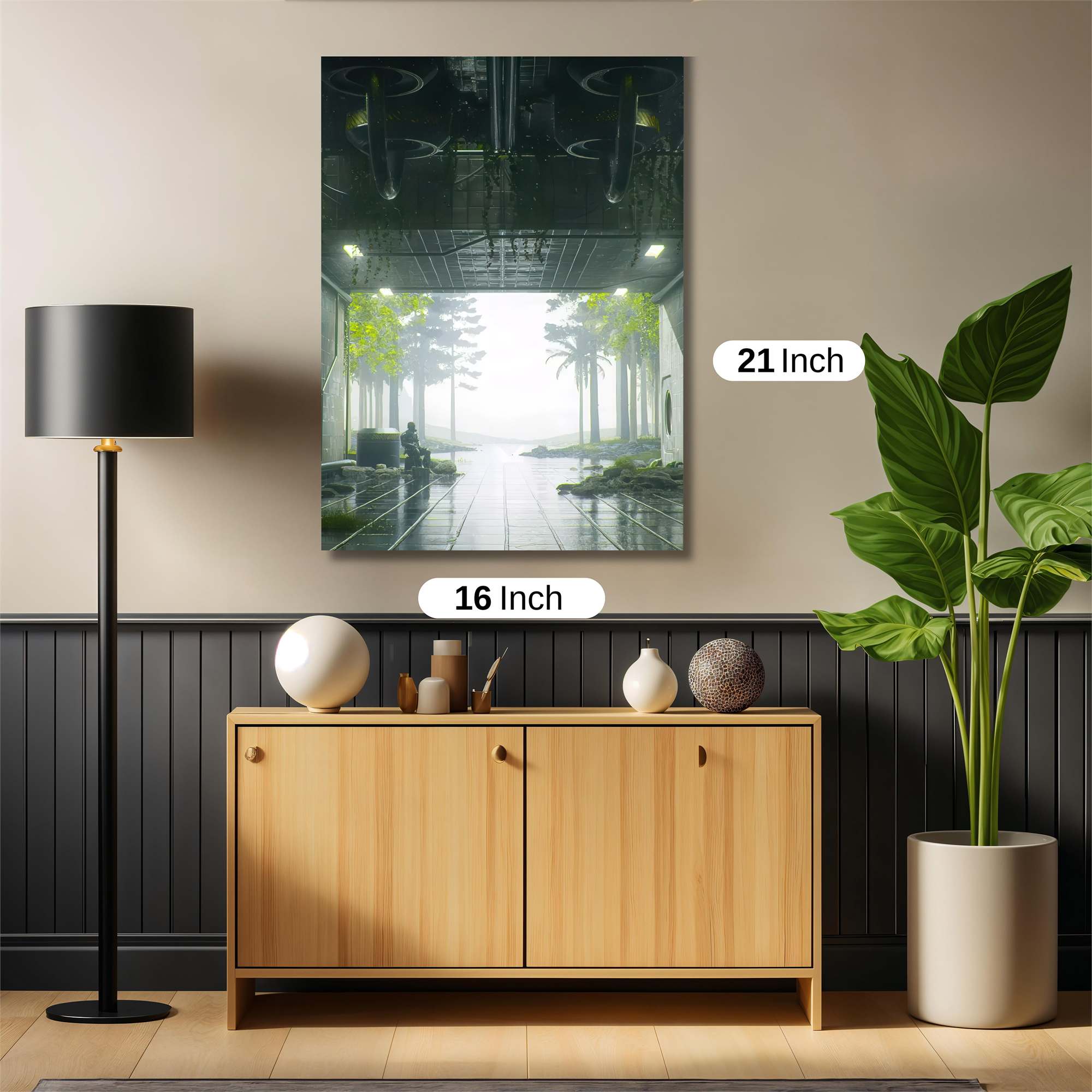 Sunlit Serenity Safe Wall Magnetic / M