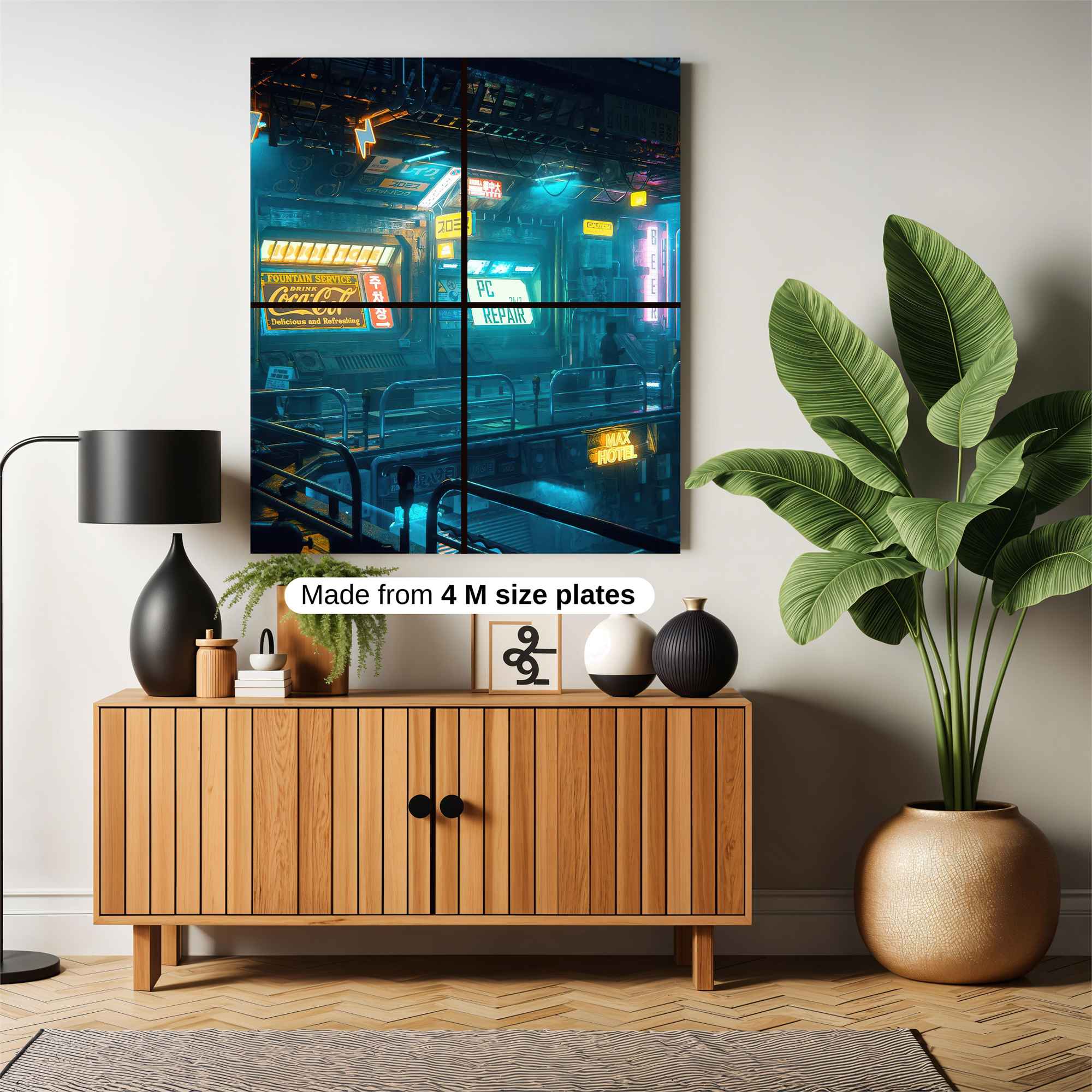 Waterfall Serenity Safe Wall Magnetic / M