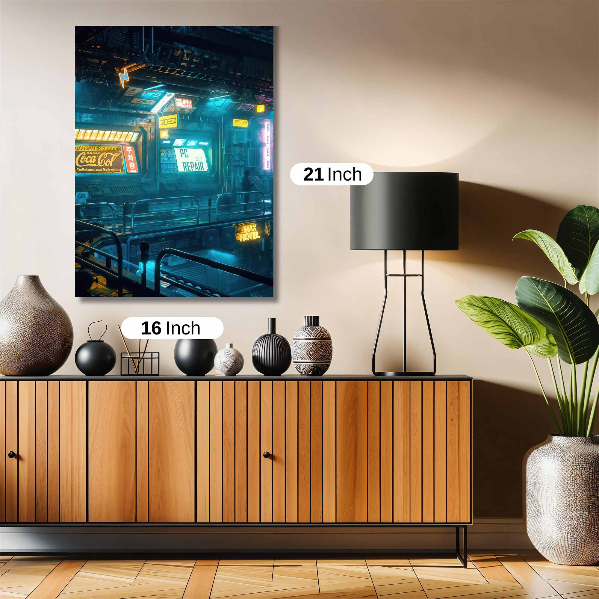 Waterfall Serenity Safe Wall Magnetic / M