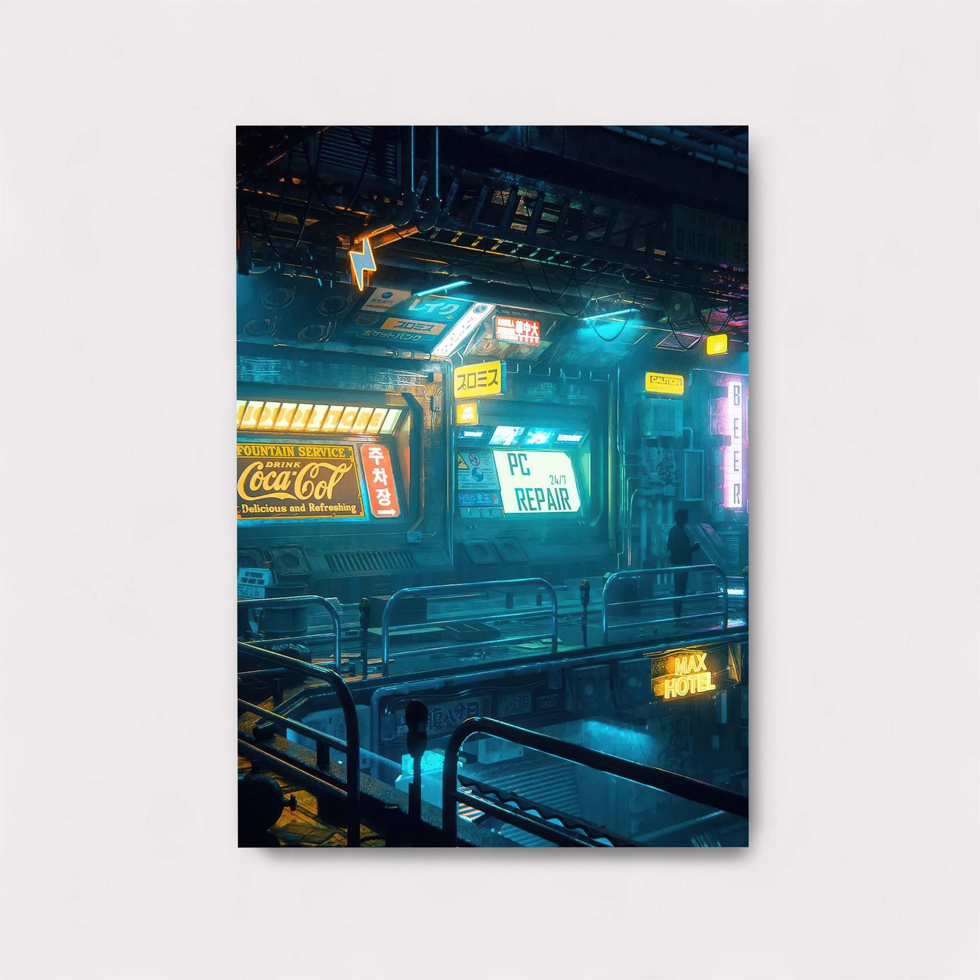 Waterfall Serenity Safe Wall Magnetic / M