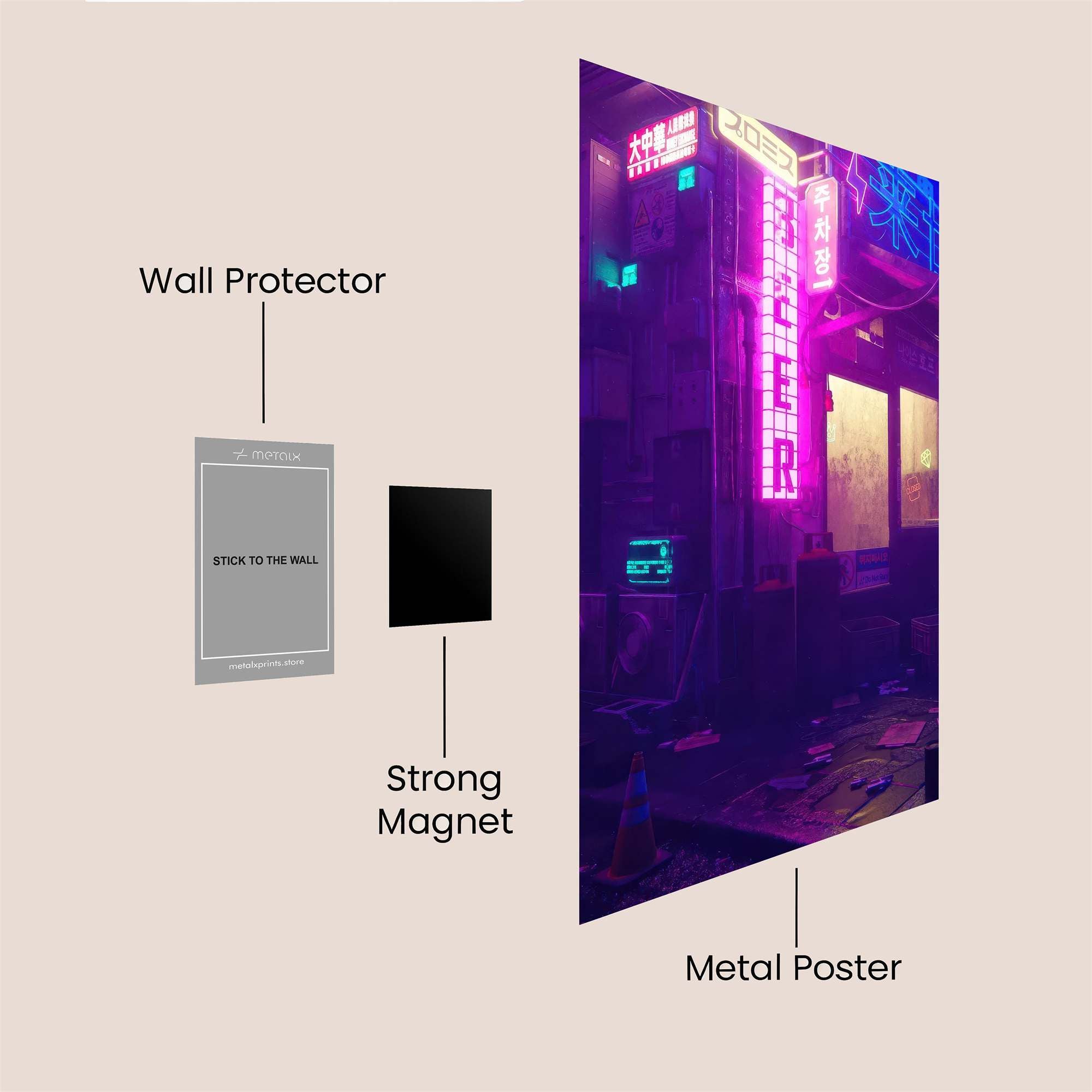 Mountain Serenity Safe Wall Magnetic / M