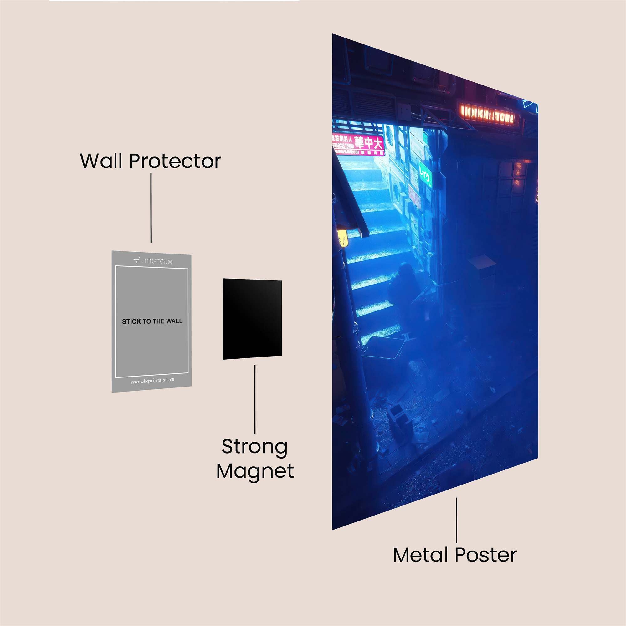 Night Reverie Safe Wall Magnetic / M