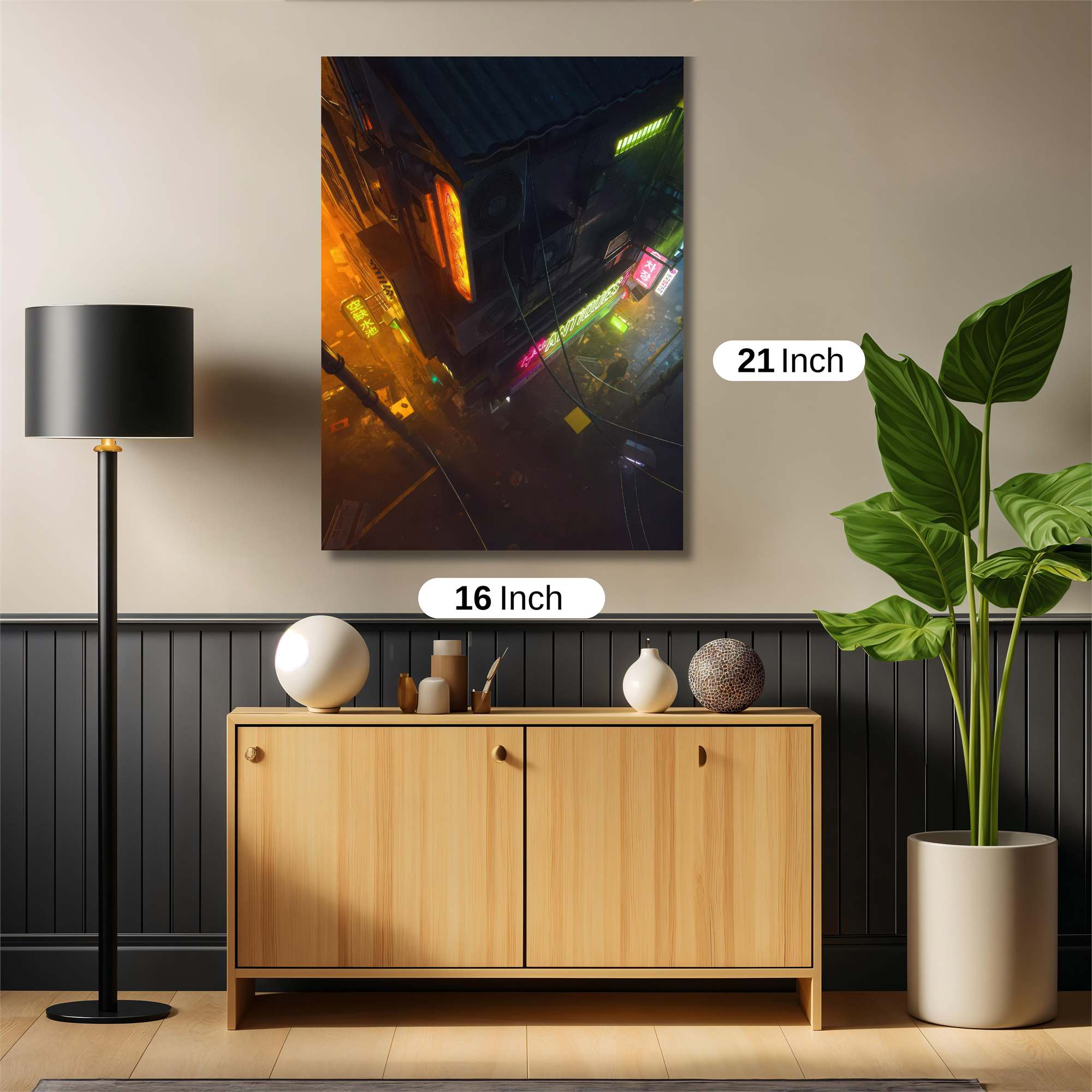 Sunlit Serenity Safe Wall Magnetic / M