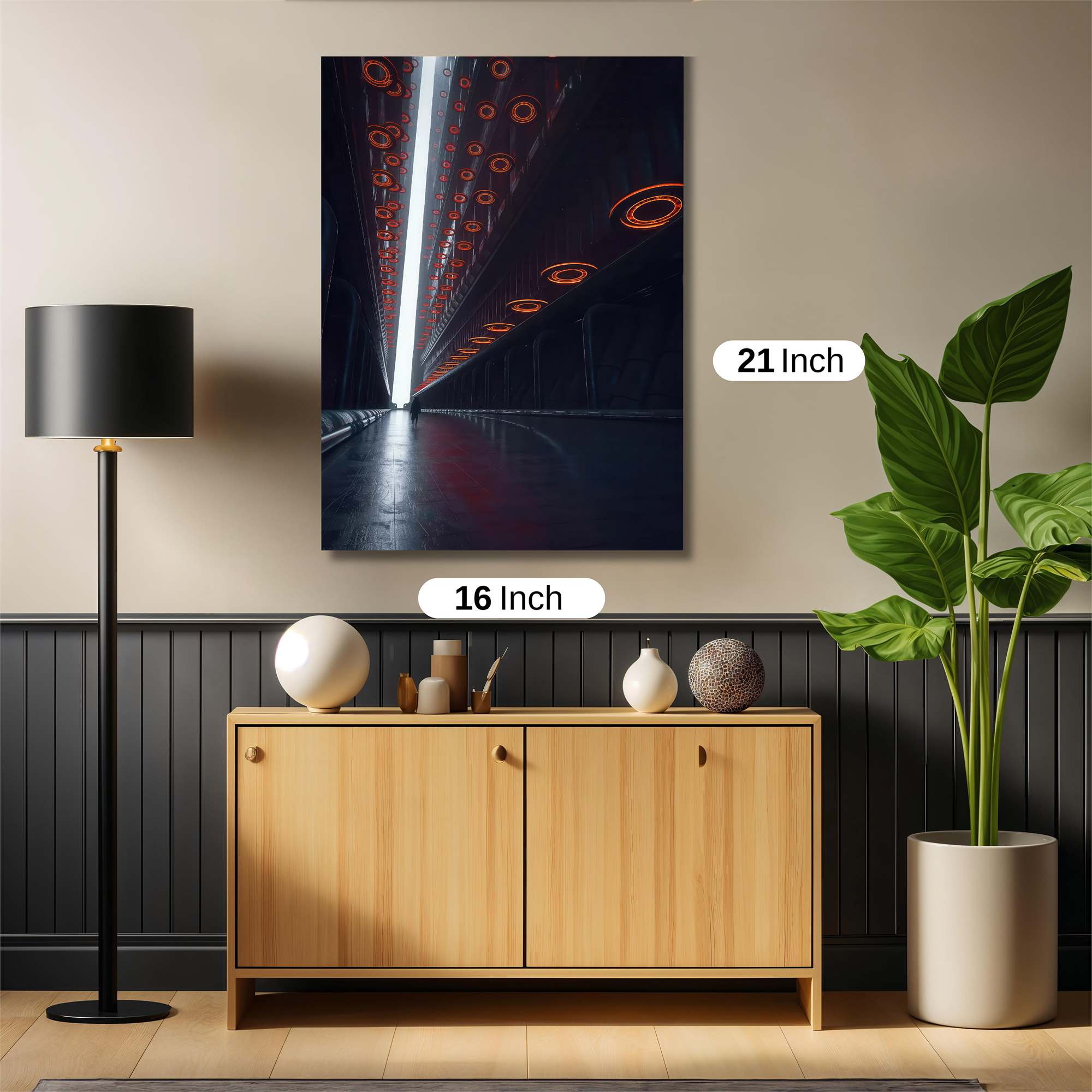 Moonlit Serenity Safe Wall Magnetic / M