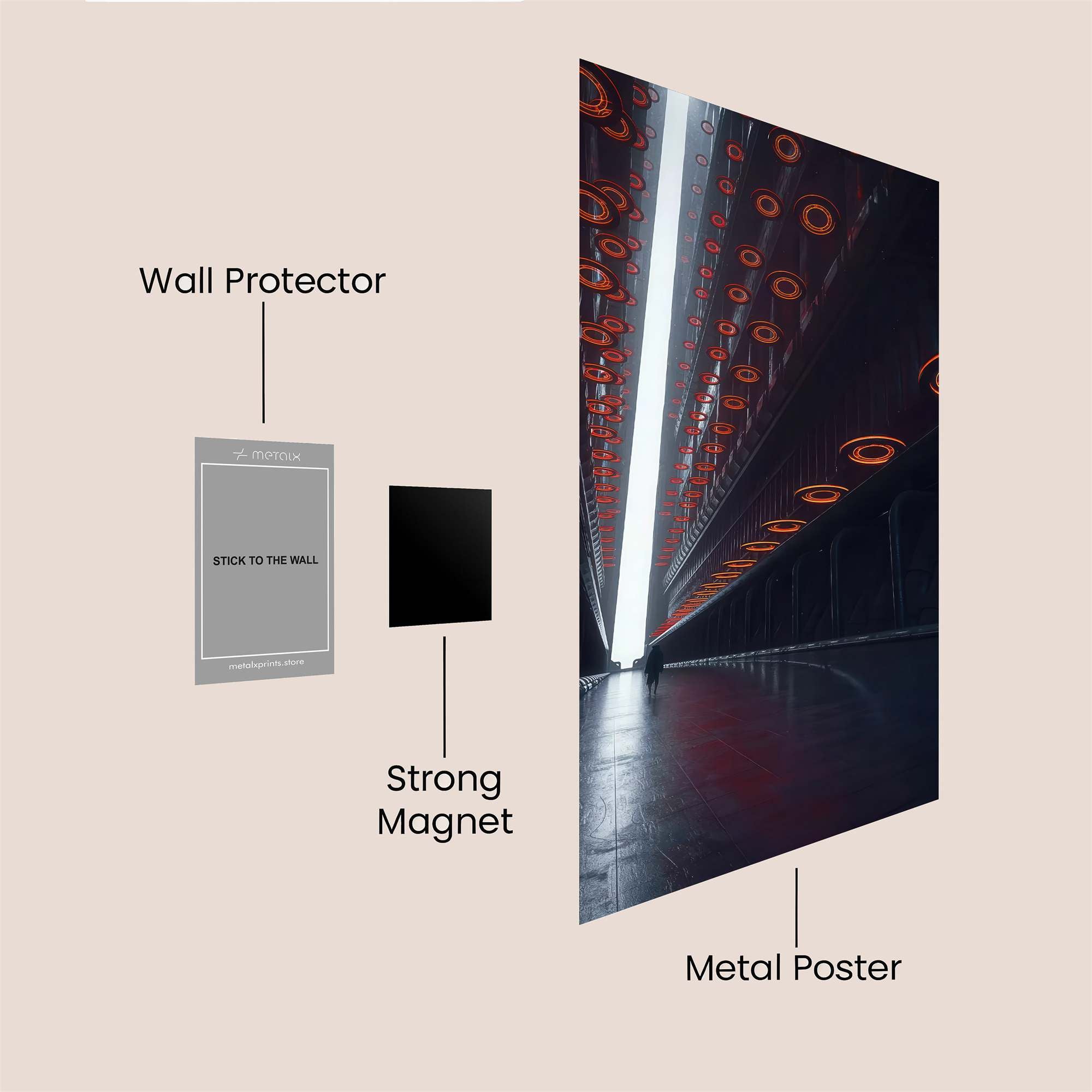 Moonlit Serenity Safe Wall Magnetic / M