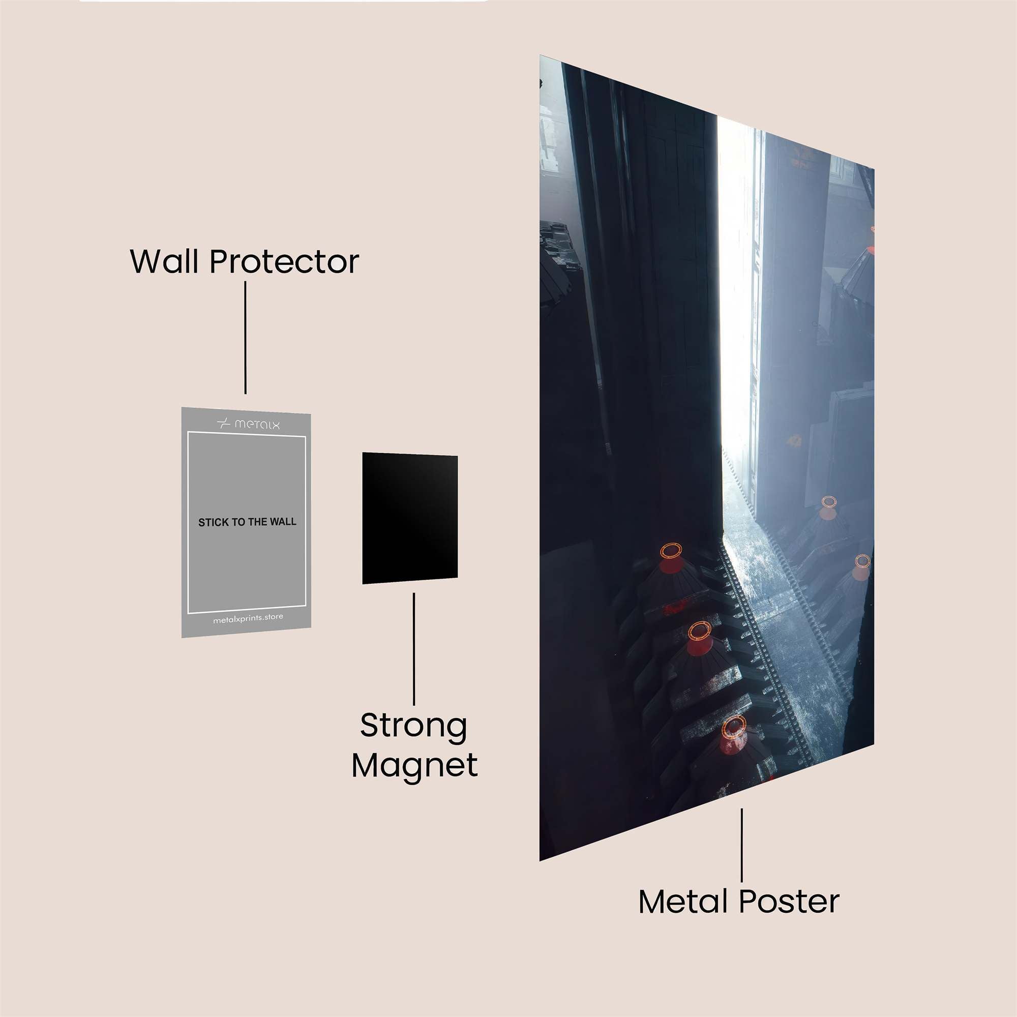 Ship Serenity Safe Wall Magnetic / M
