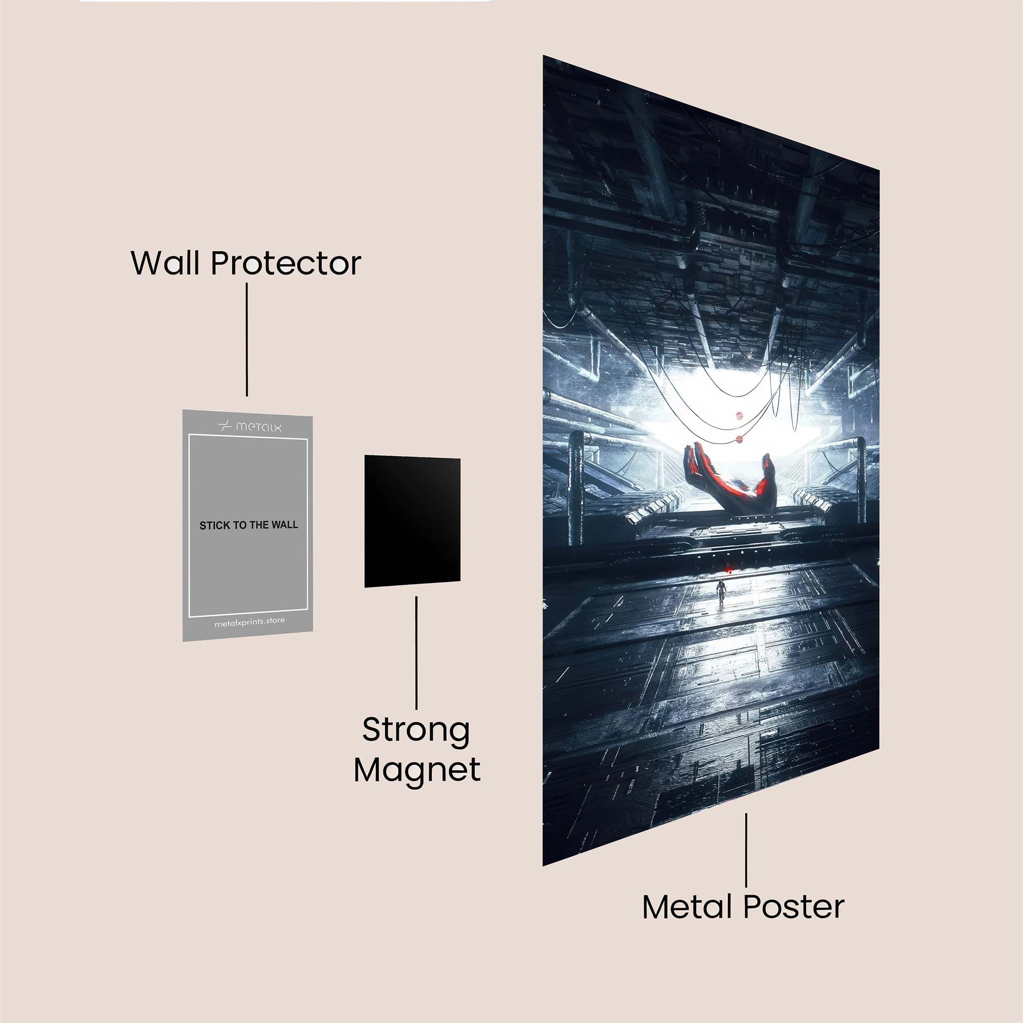 Mountain Serenity Safe Wall Magnetic / M