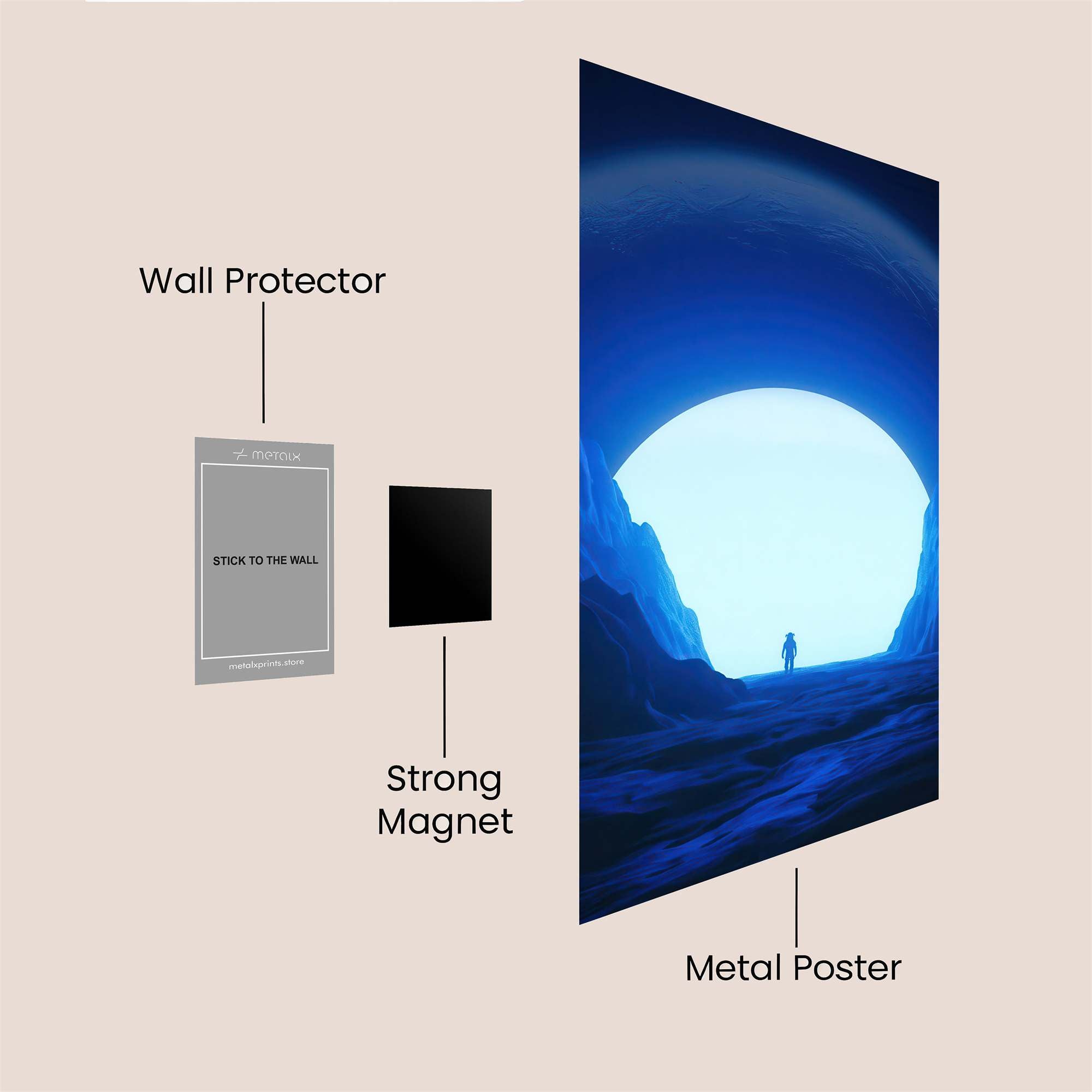 Mystery Enigma Safe Wall Magnetic / M