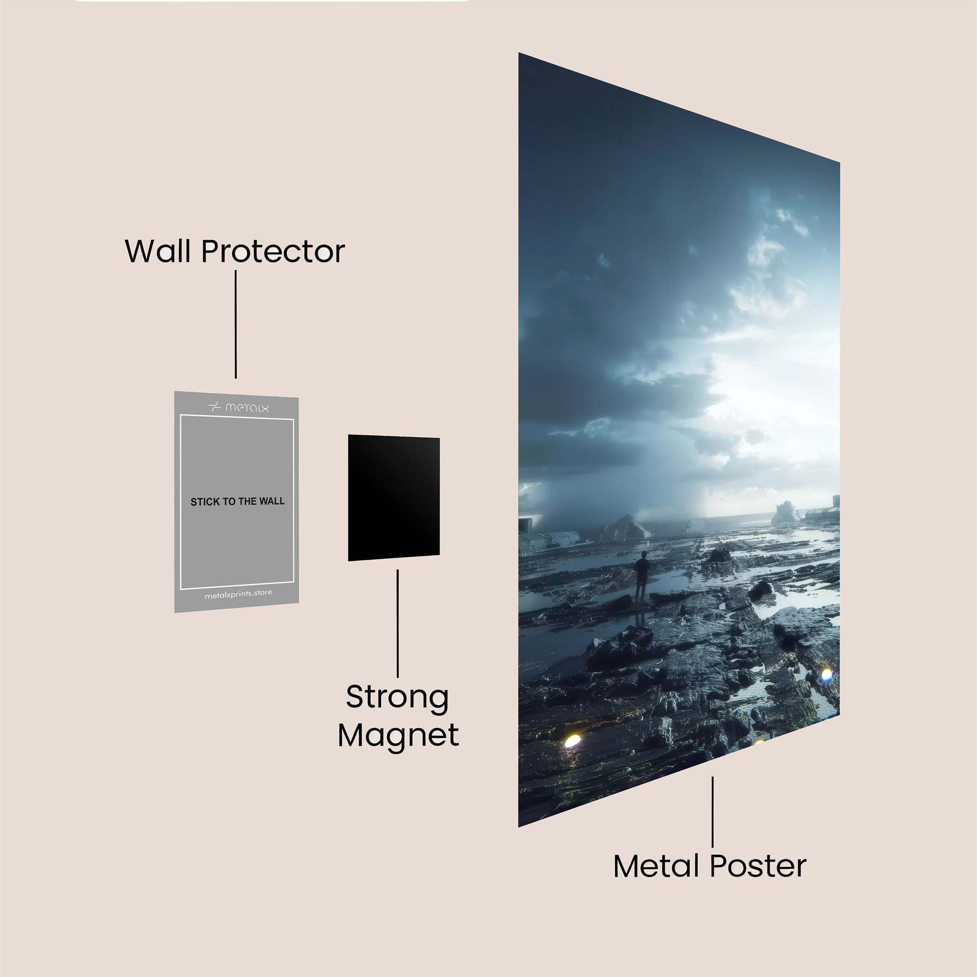 Alpine Serenity Safe Wall Magnetic / M