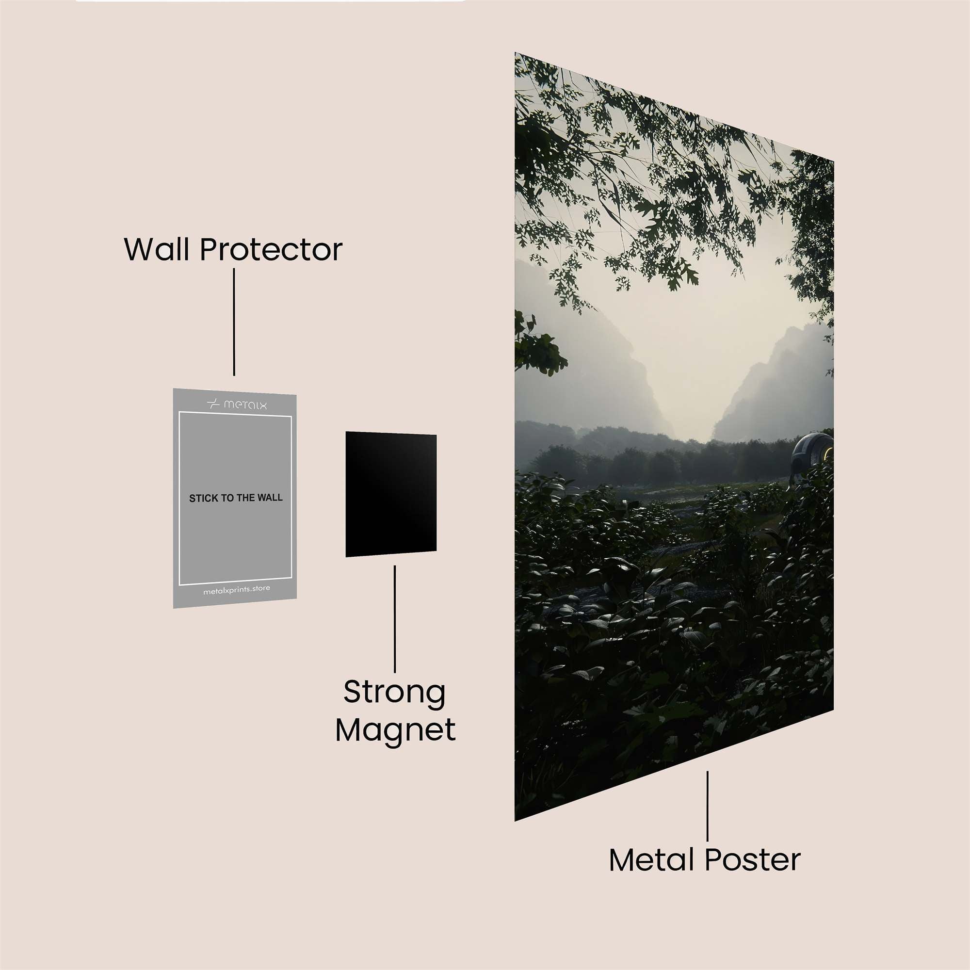 Cabin Serenity Safe Wall Magnetic / M
