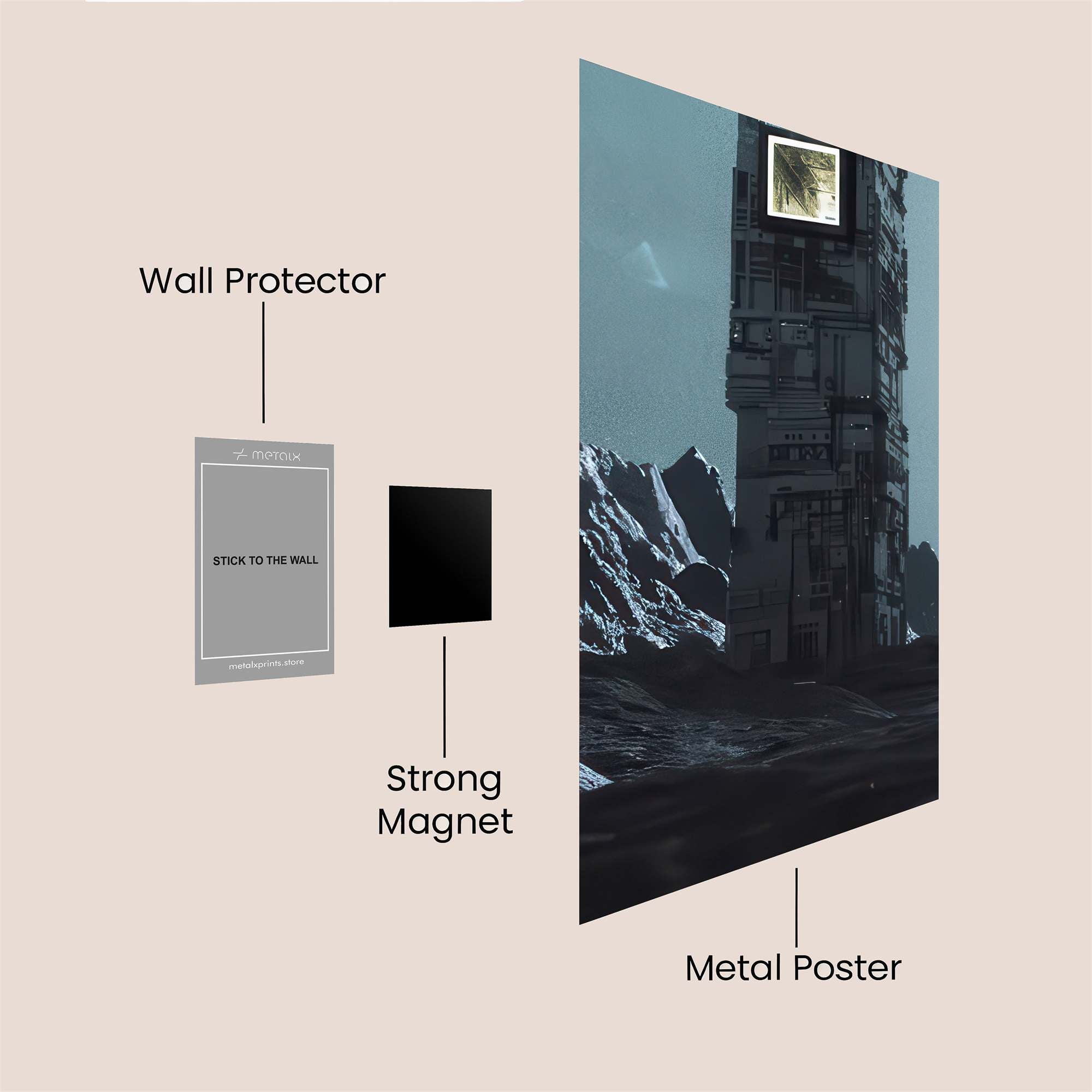 Picnic Bliss Safe Wall Magnetic / M