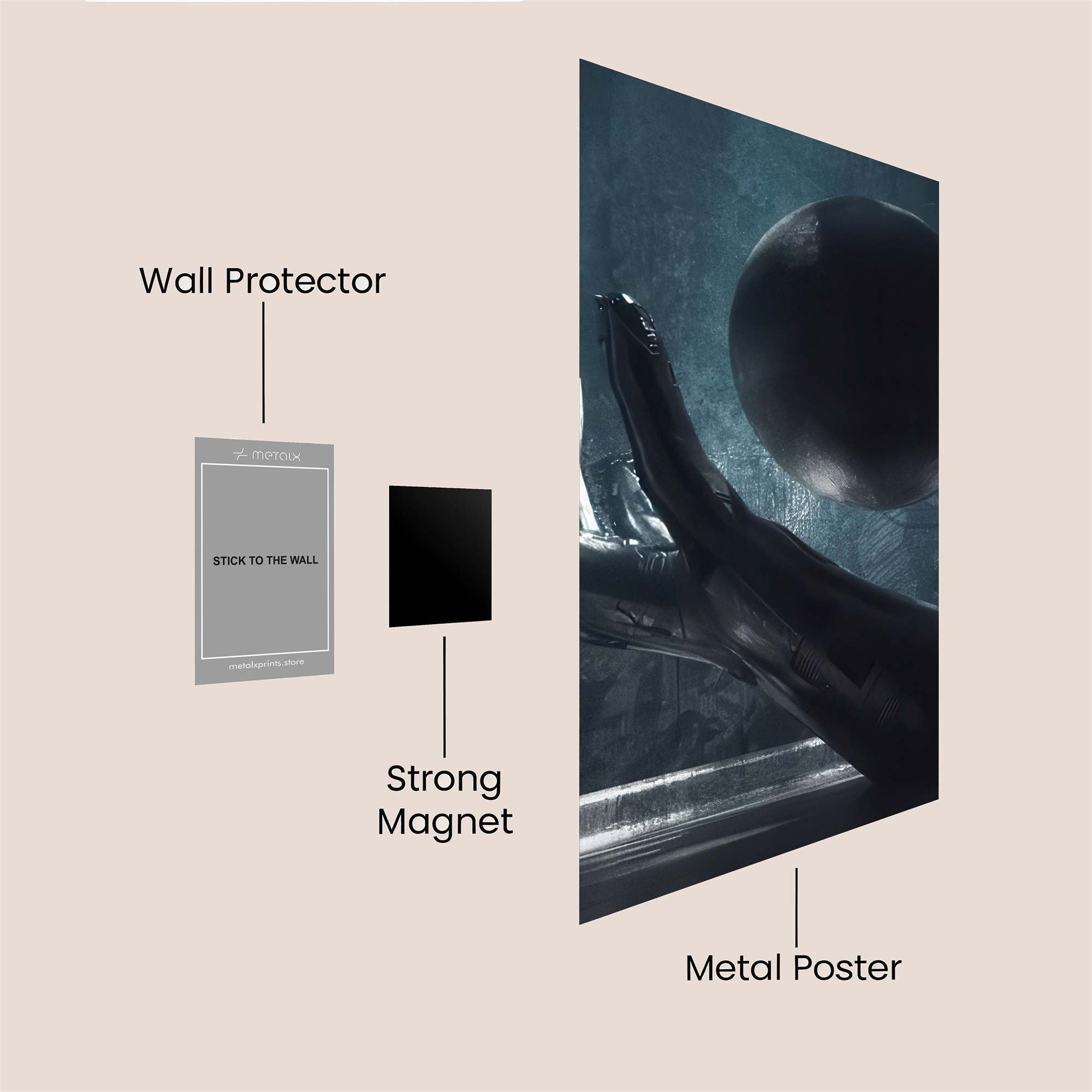 Night Serenity Safe Wall Magnetic / M