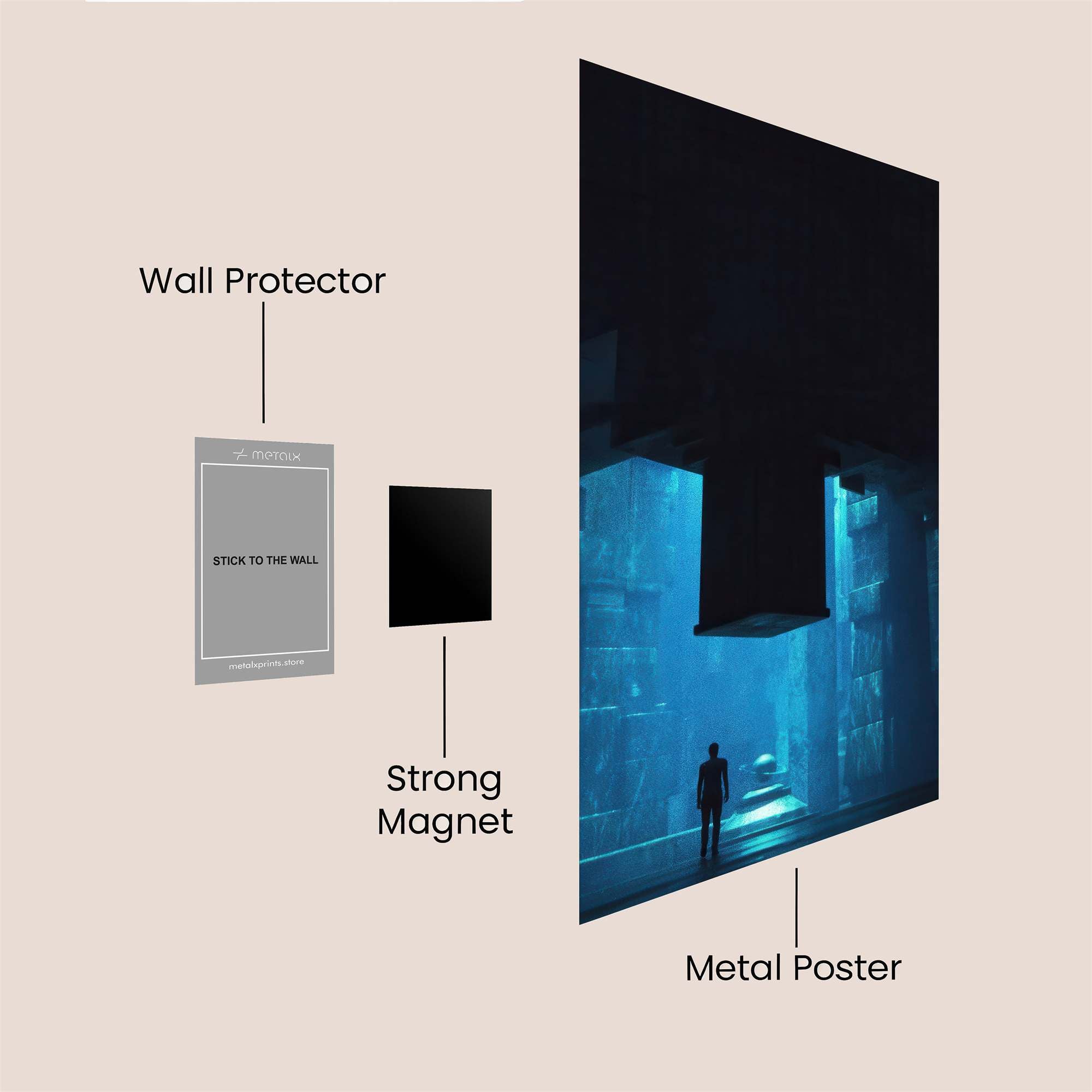 Home Serenity Safe Wall Magnetic / M