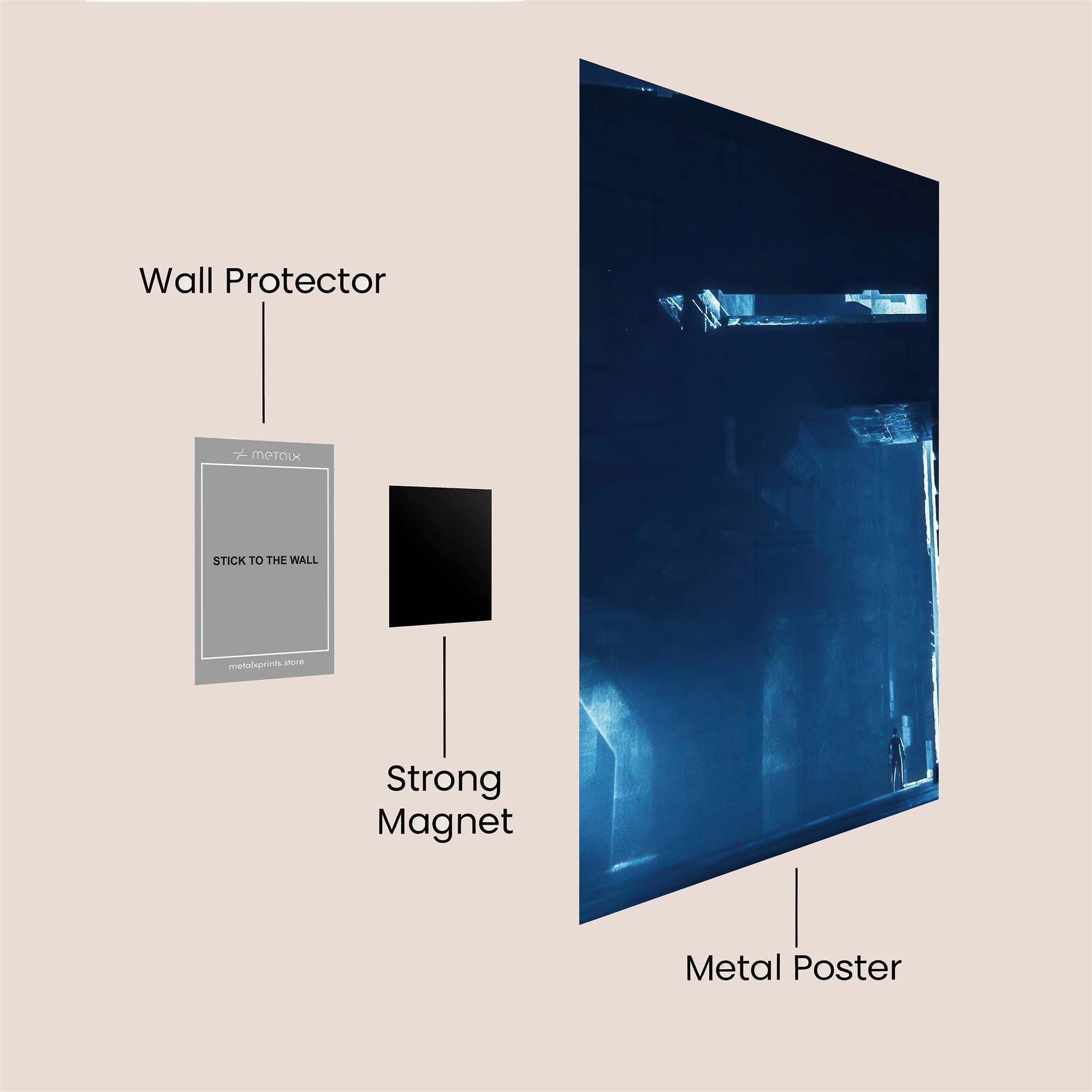 Paradise Whisper Safe Wall Magnetic / M