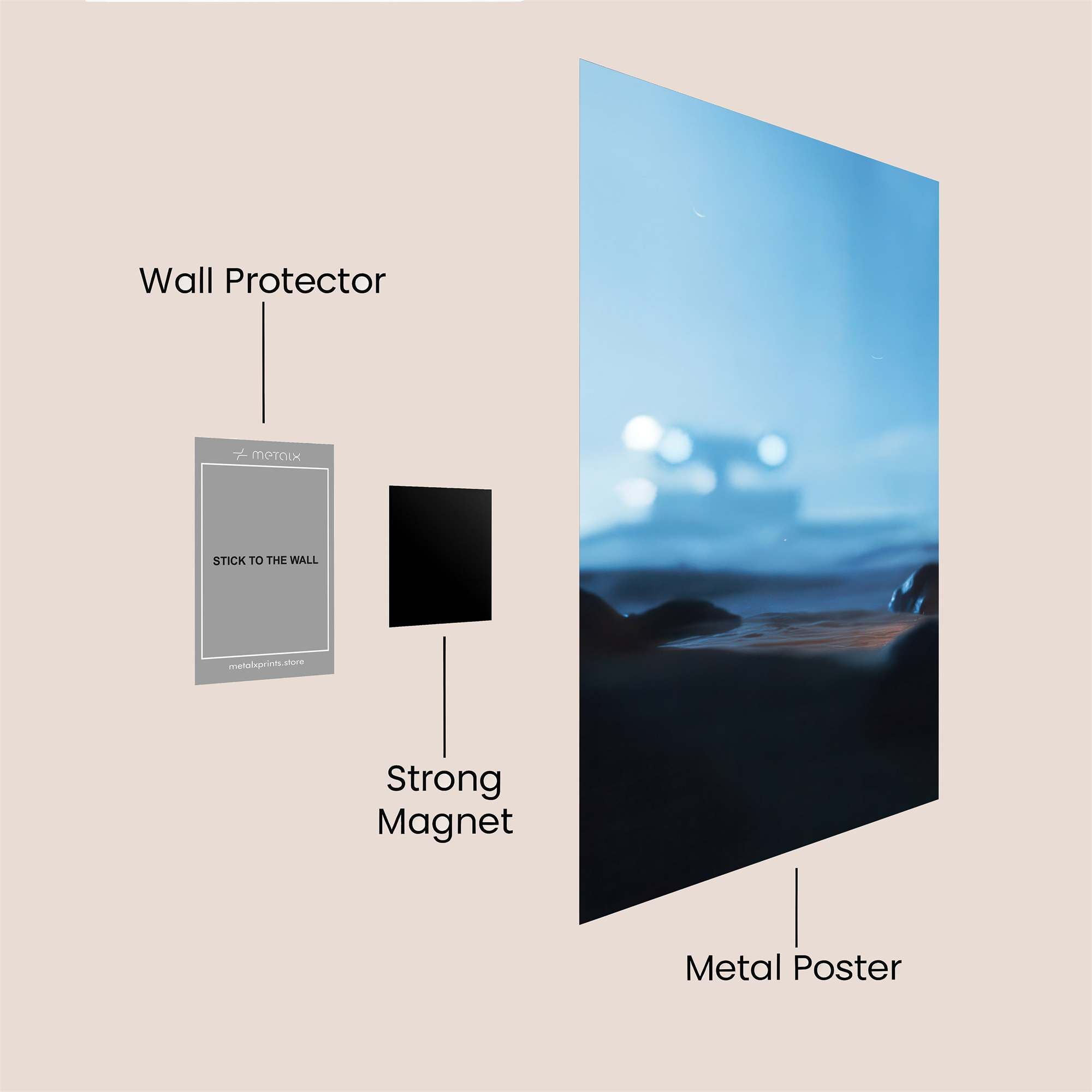 Tree Serenity Safe Wall Magnetic / M