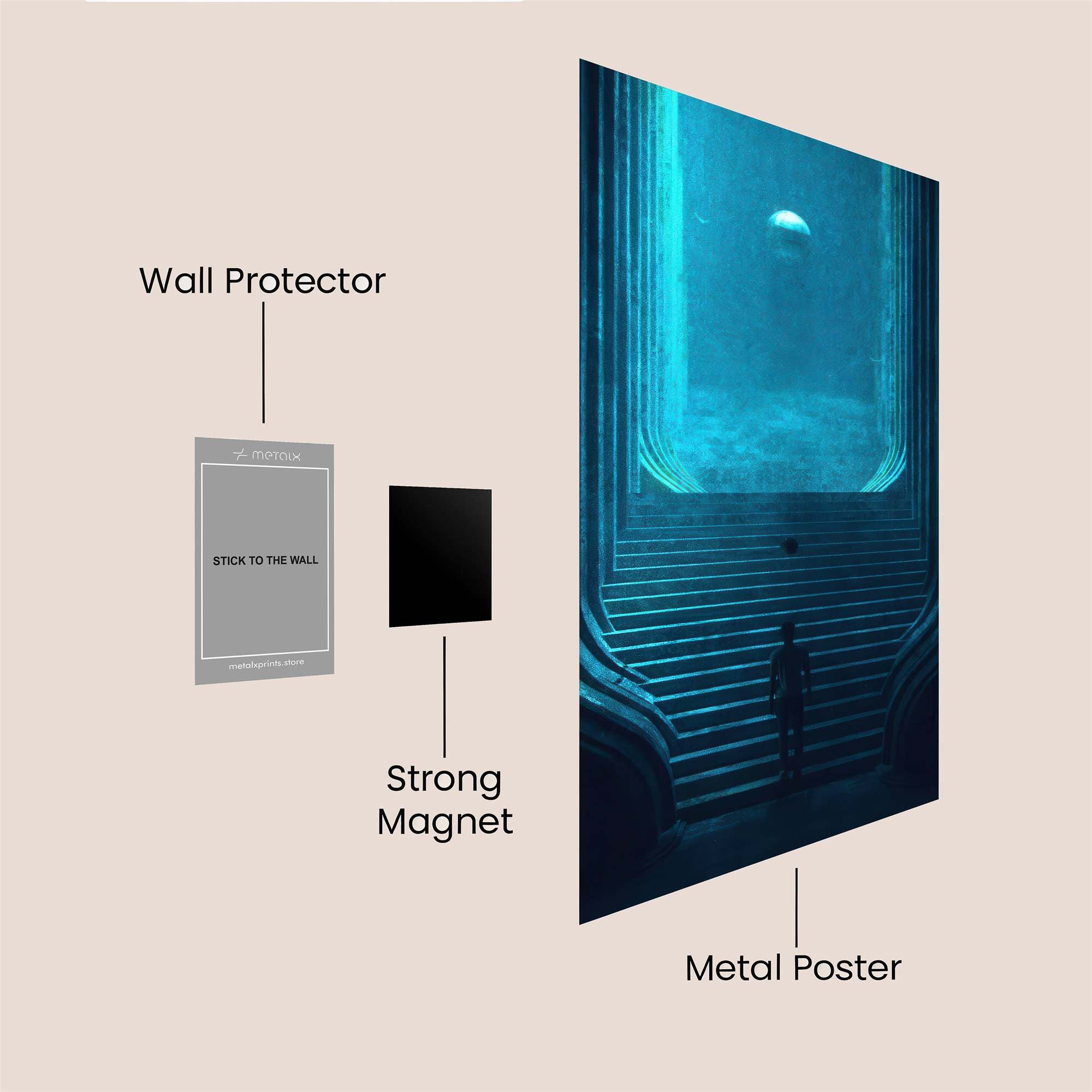 Sunset Serenity Safe Wall Magnetic / M