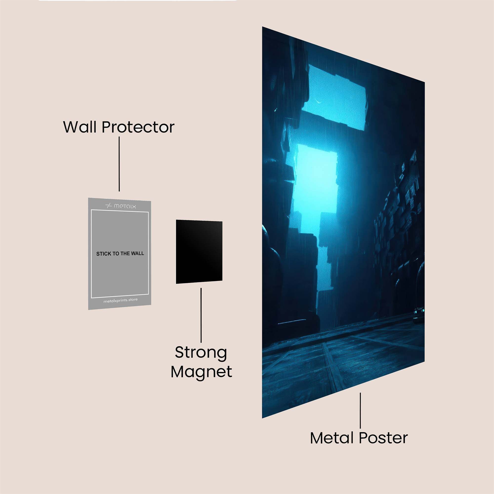 Sunshine Serenity Safe Wall Magnetic / M