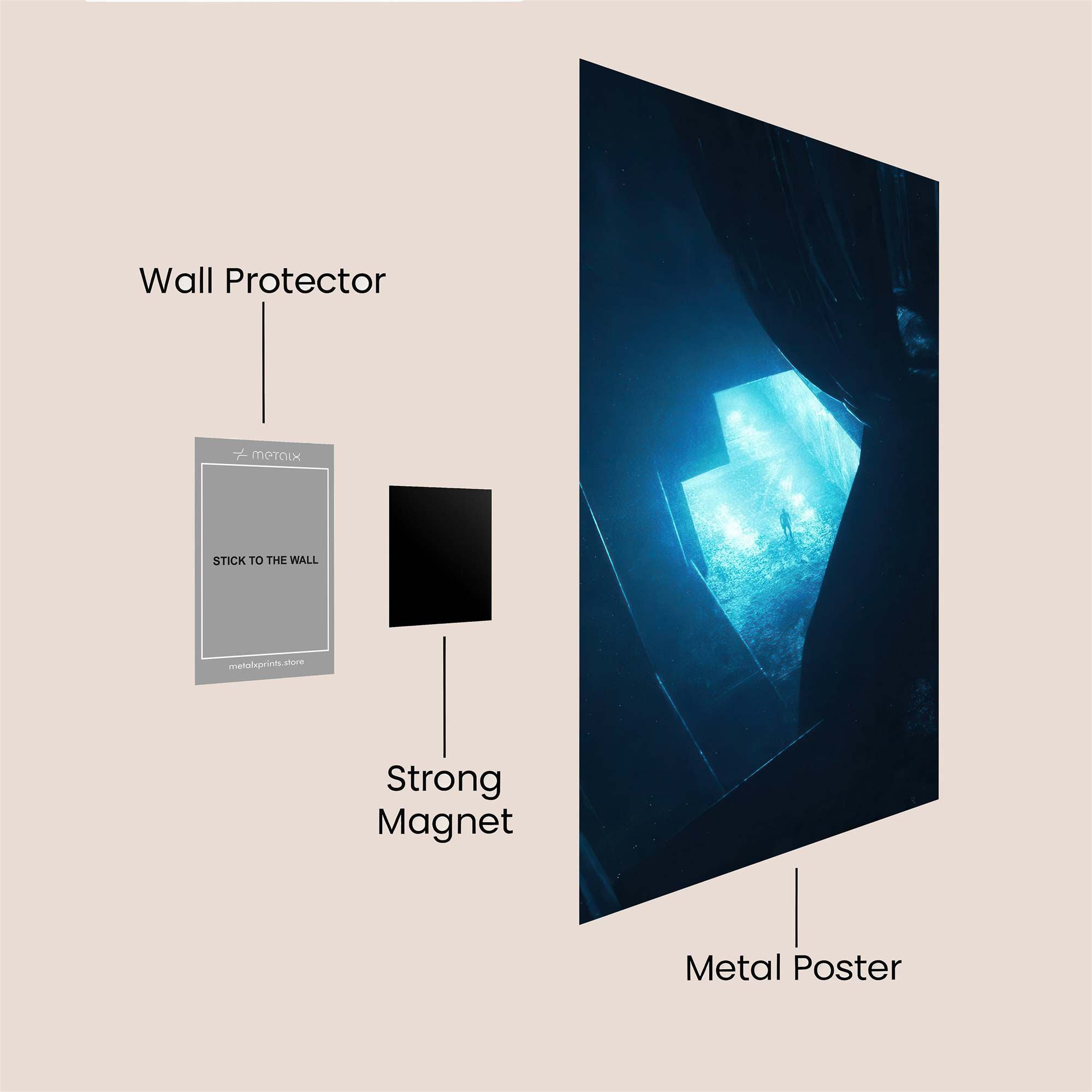 Cottage Serenity Safe Wall Magnetic / M