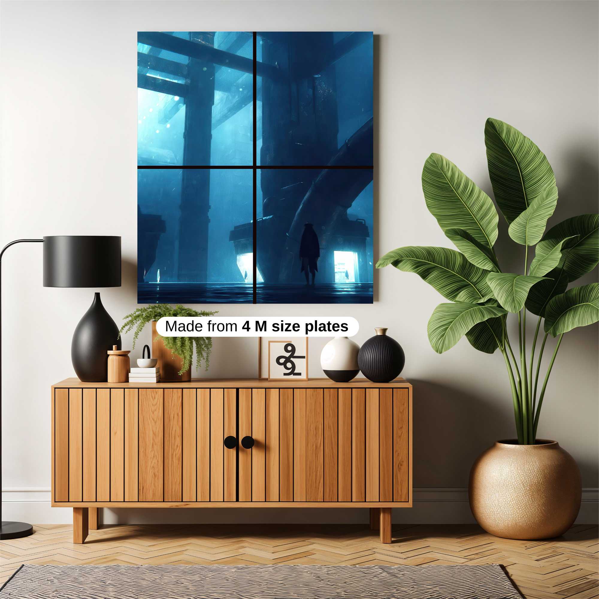 Tropical Tranquility Safe Wall Magnetic / M