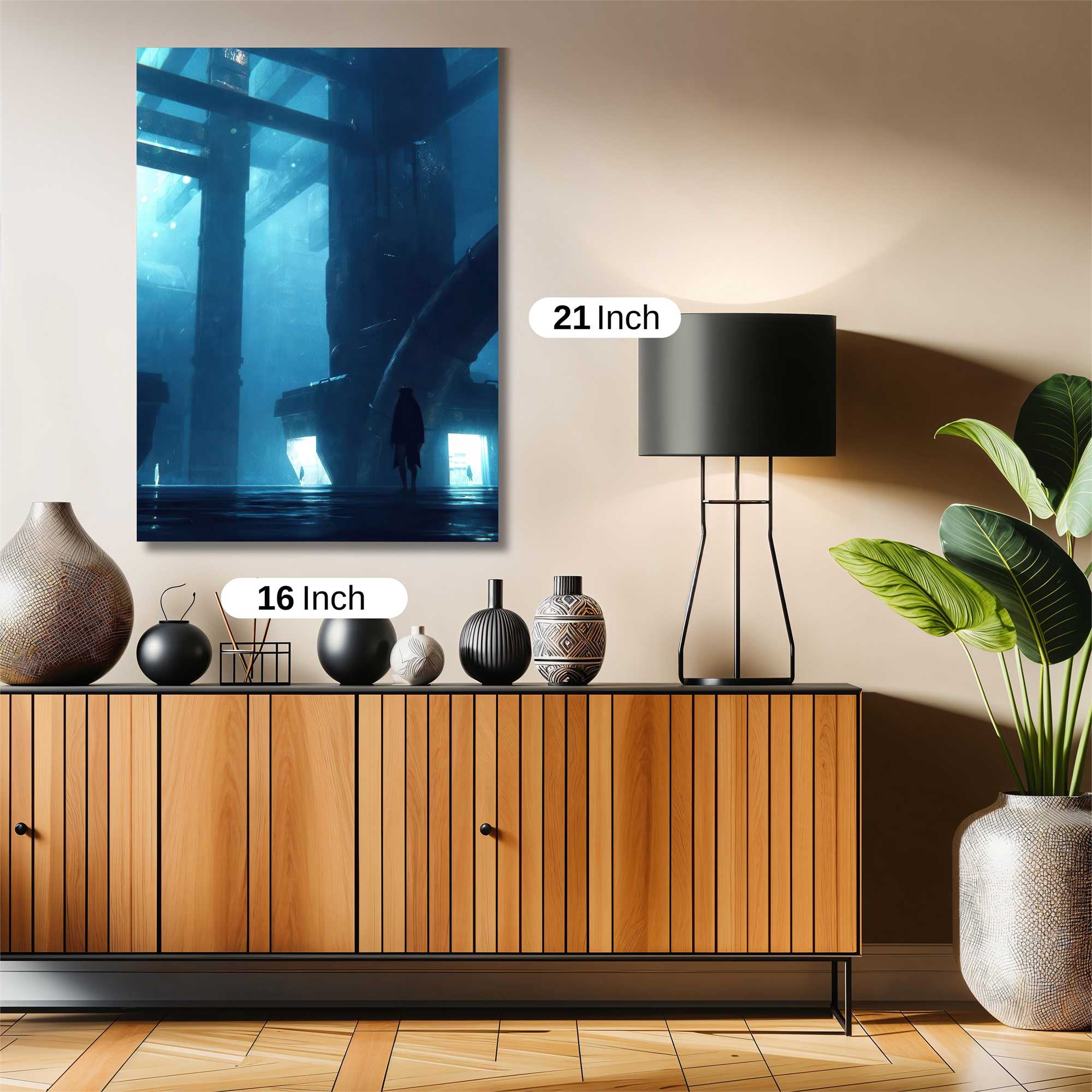 Tropical Tranquility Safe Wall Magnetic / M