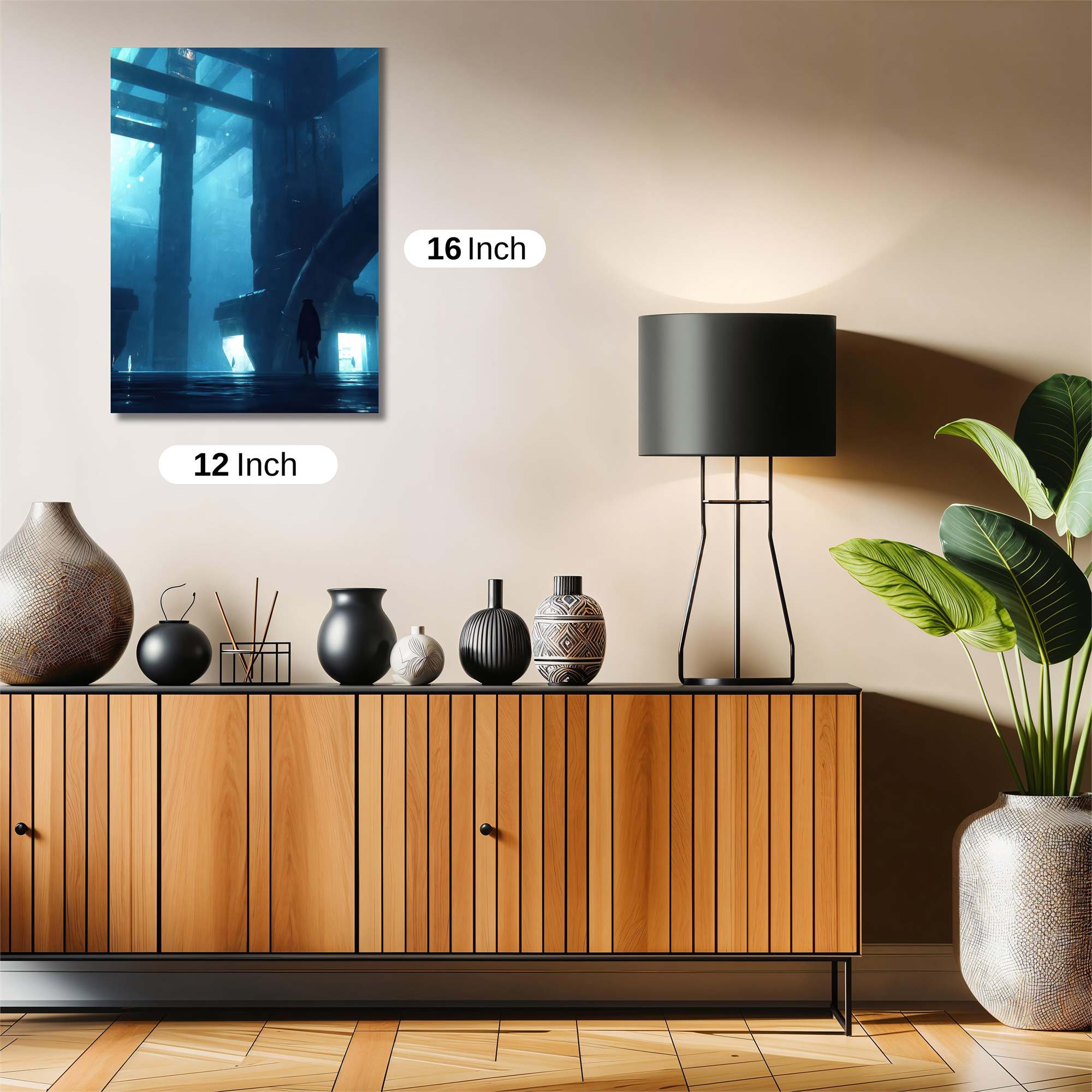 Tropical Tranquility Safe Wall Magnetic / M