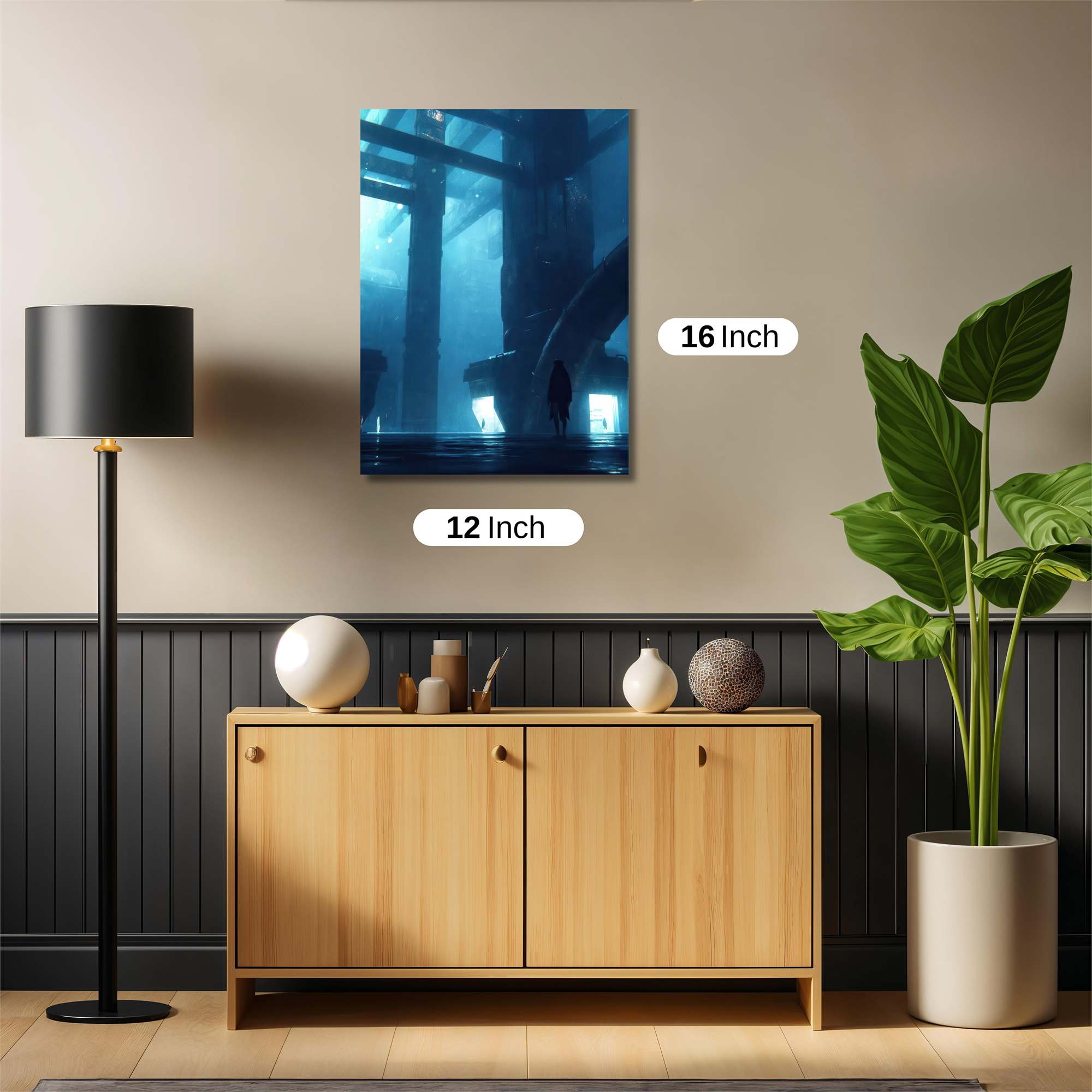 Tropical Tranquility Safe Wall Magnetic / M