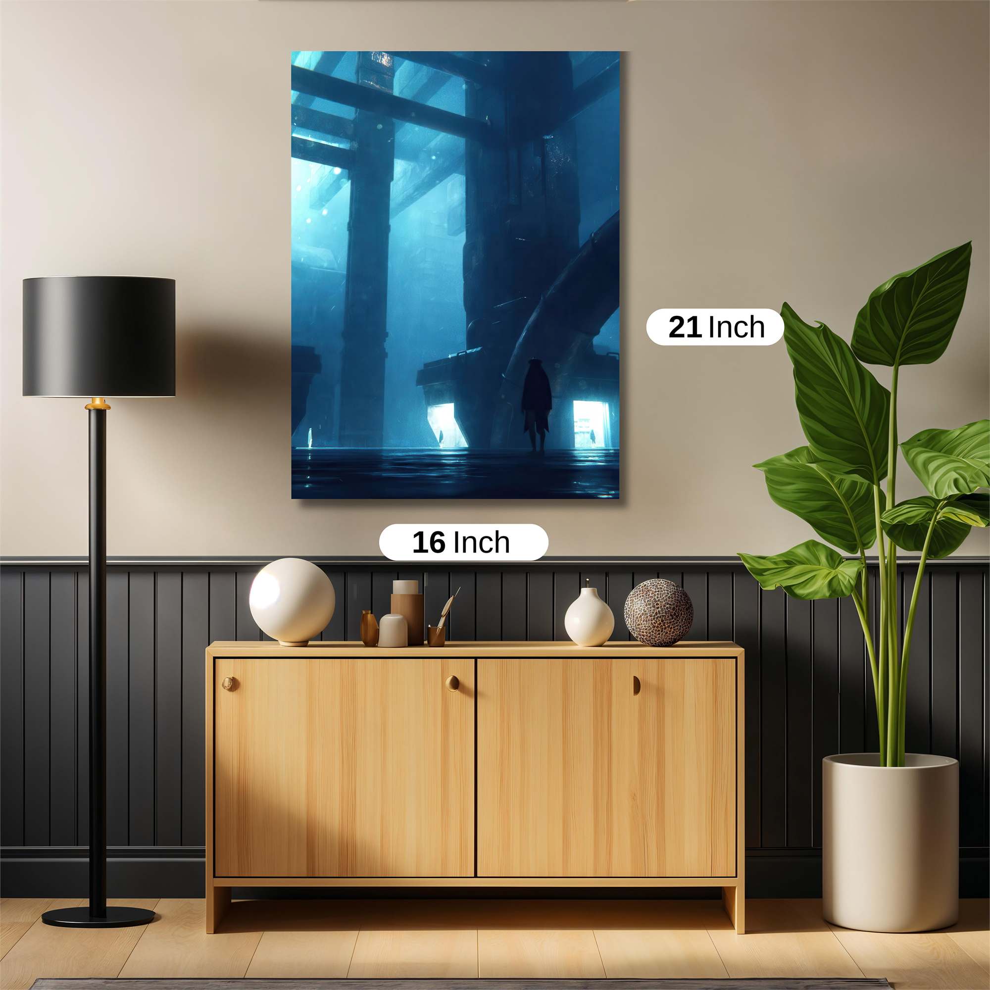Tropical Tranquility Safe Wall Magnetic / M