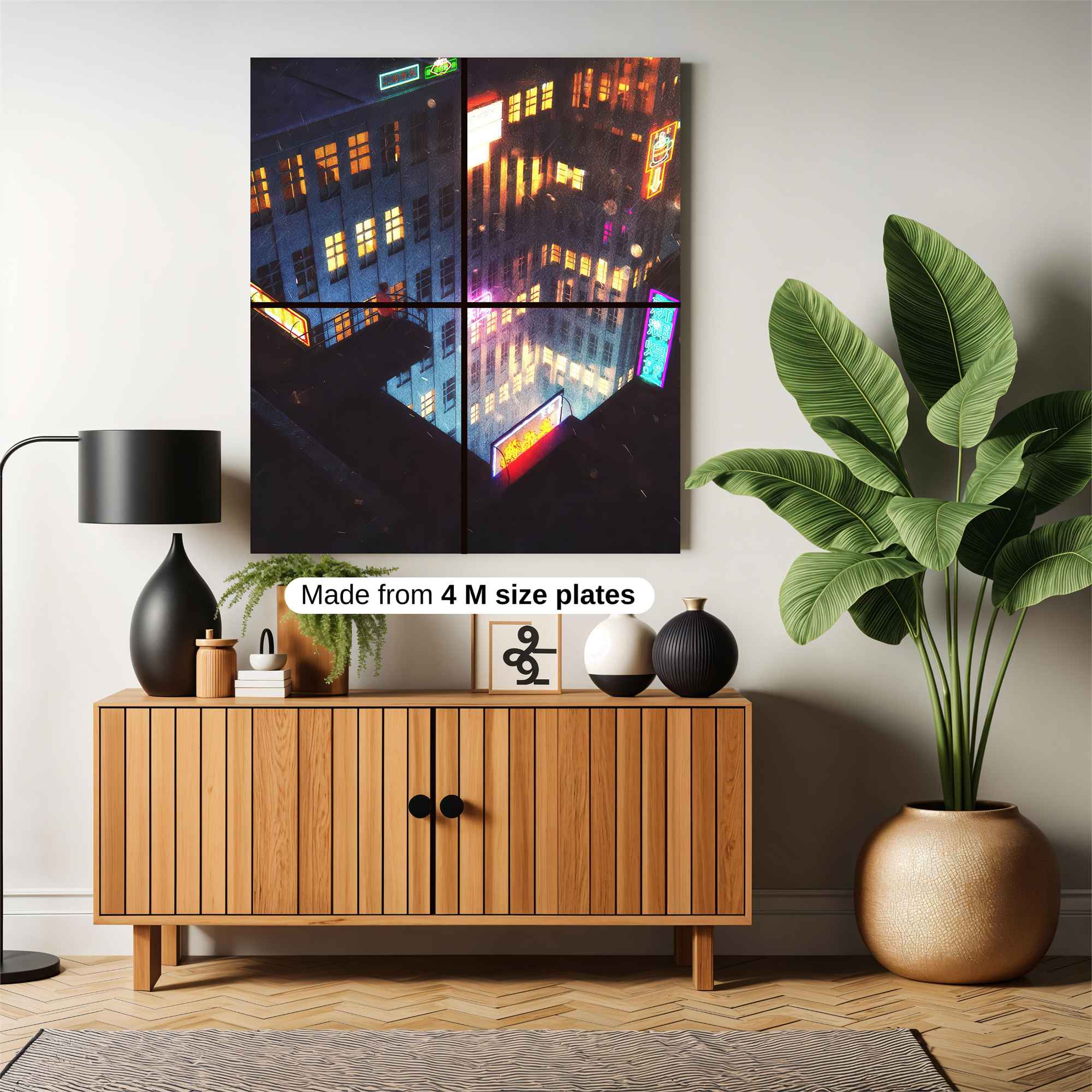 Tropical Serenity Safe Wall Magnetic / M