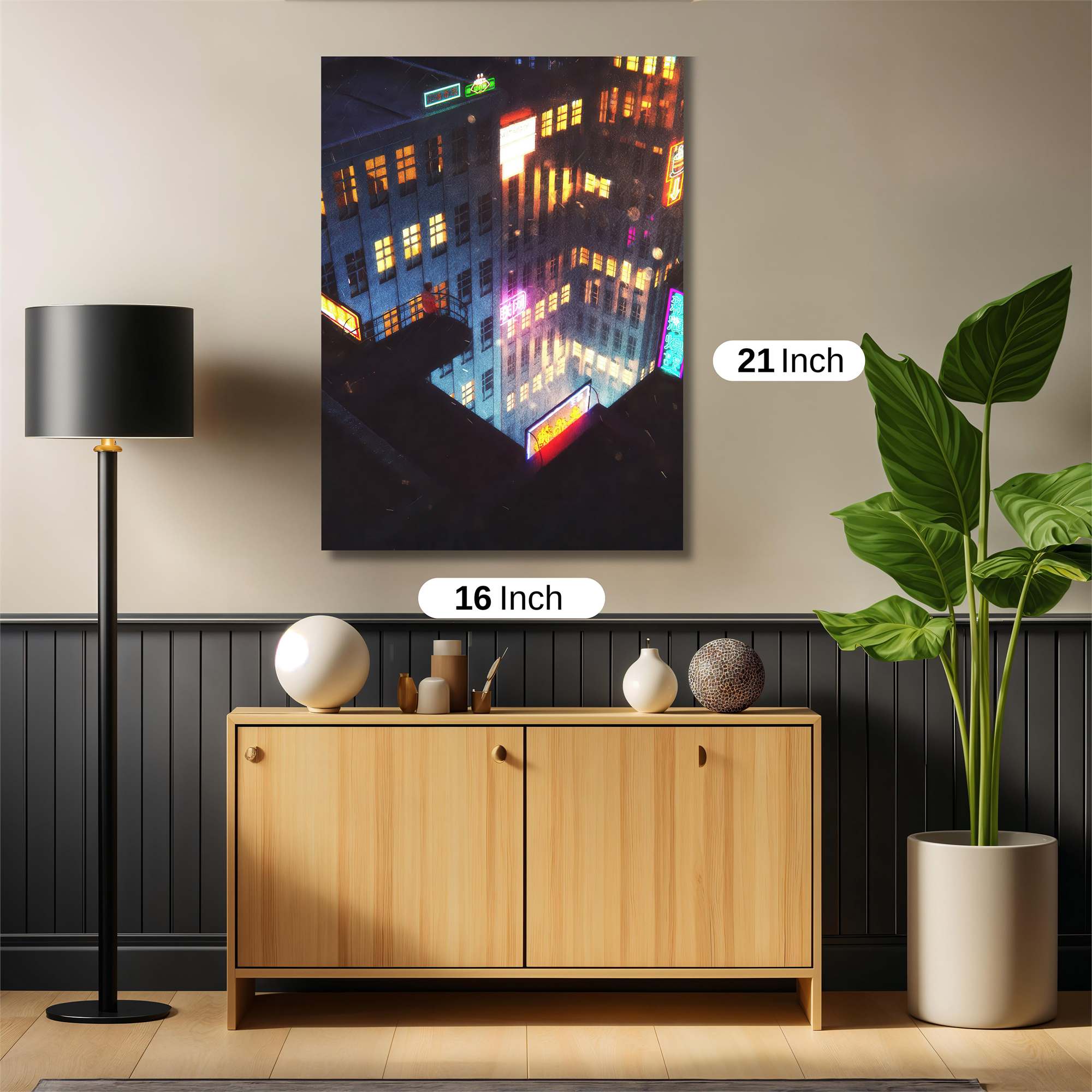 Tropical Serenity Safe Wall Magnetic / M