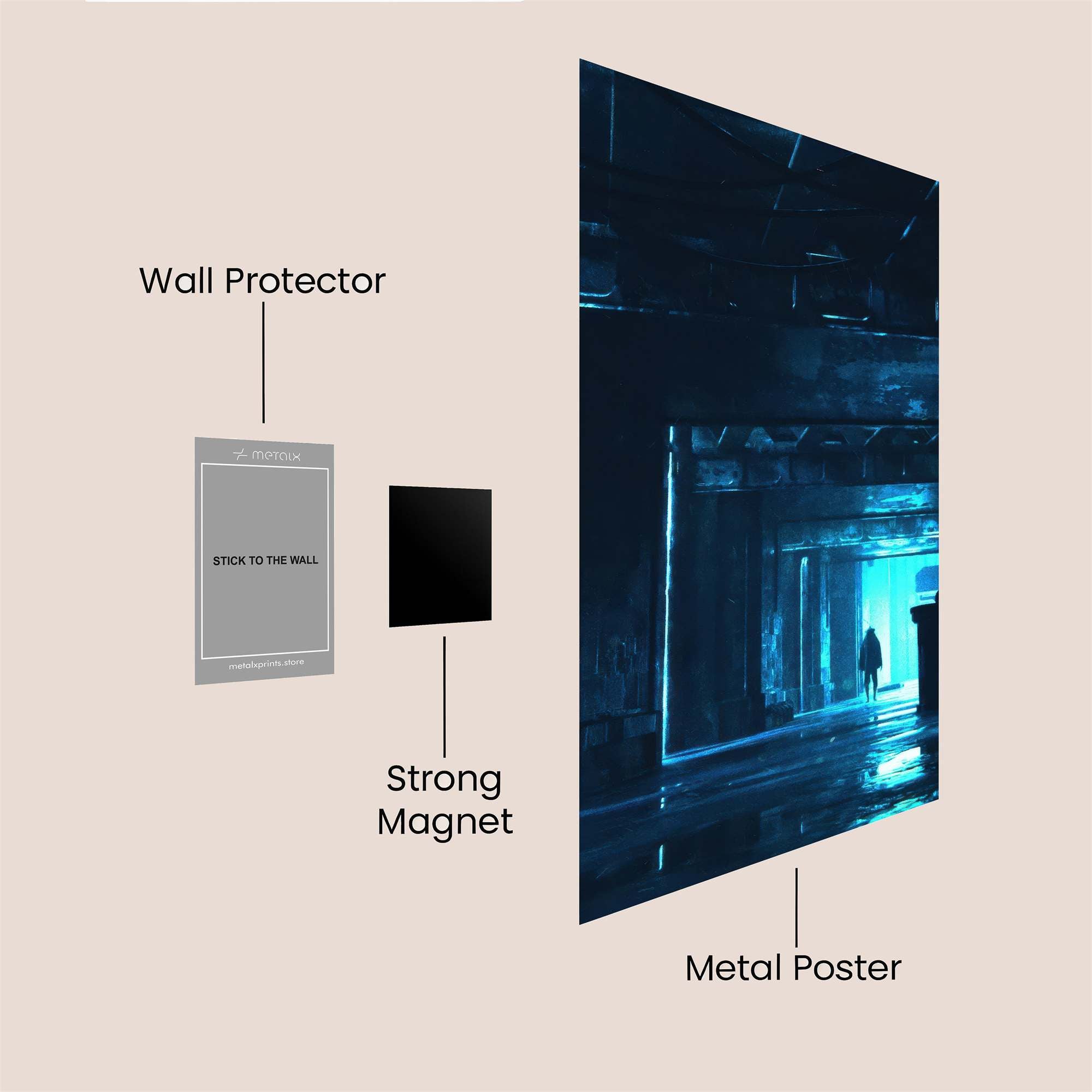 Cloud Serenity Safe Wall Magnetic / M