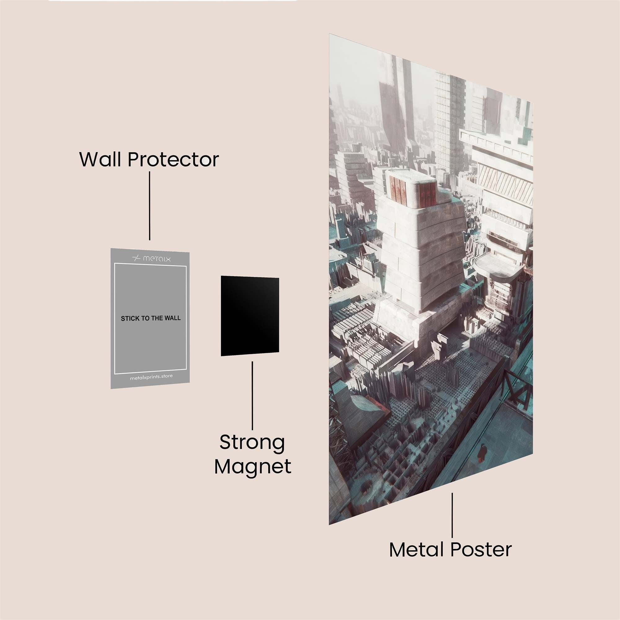 Journey Serenity Safe Wall Magnetic / M