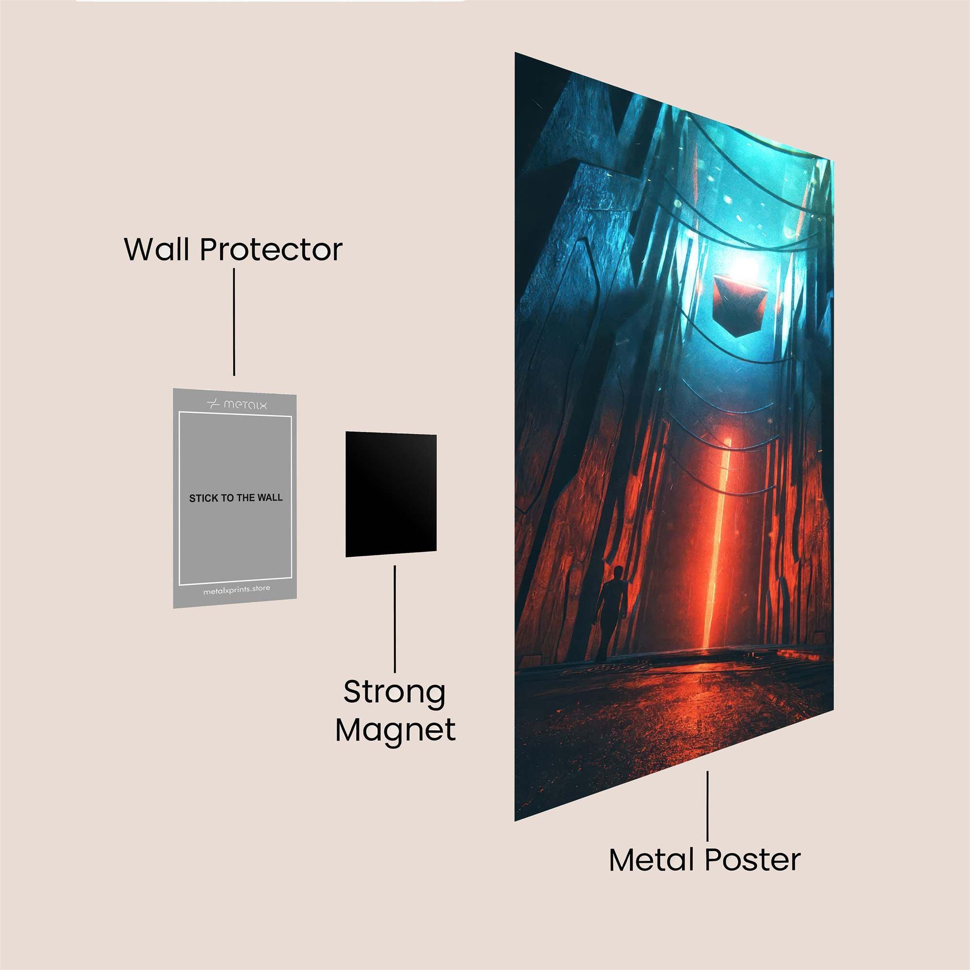 Enfield Echo Safe Wall Magnetic / M