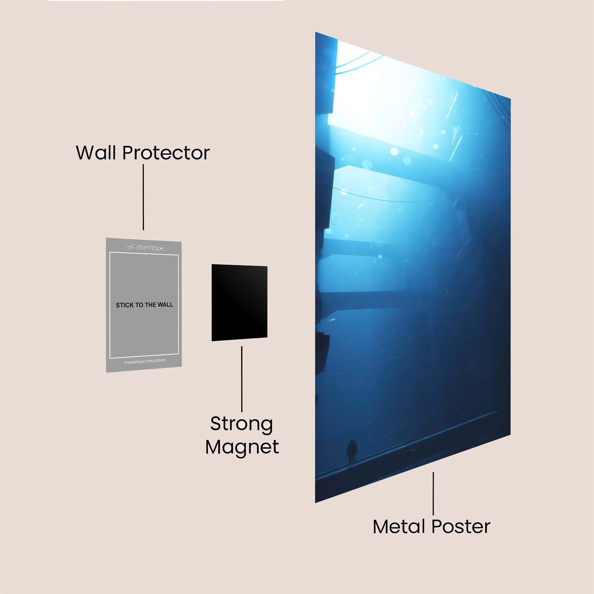 Skyward Wonder Safe Wall Magnetic / M
