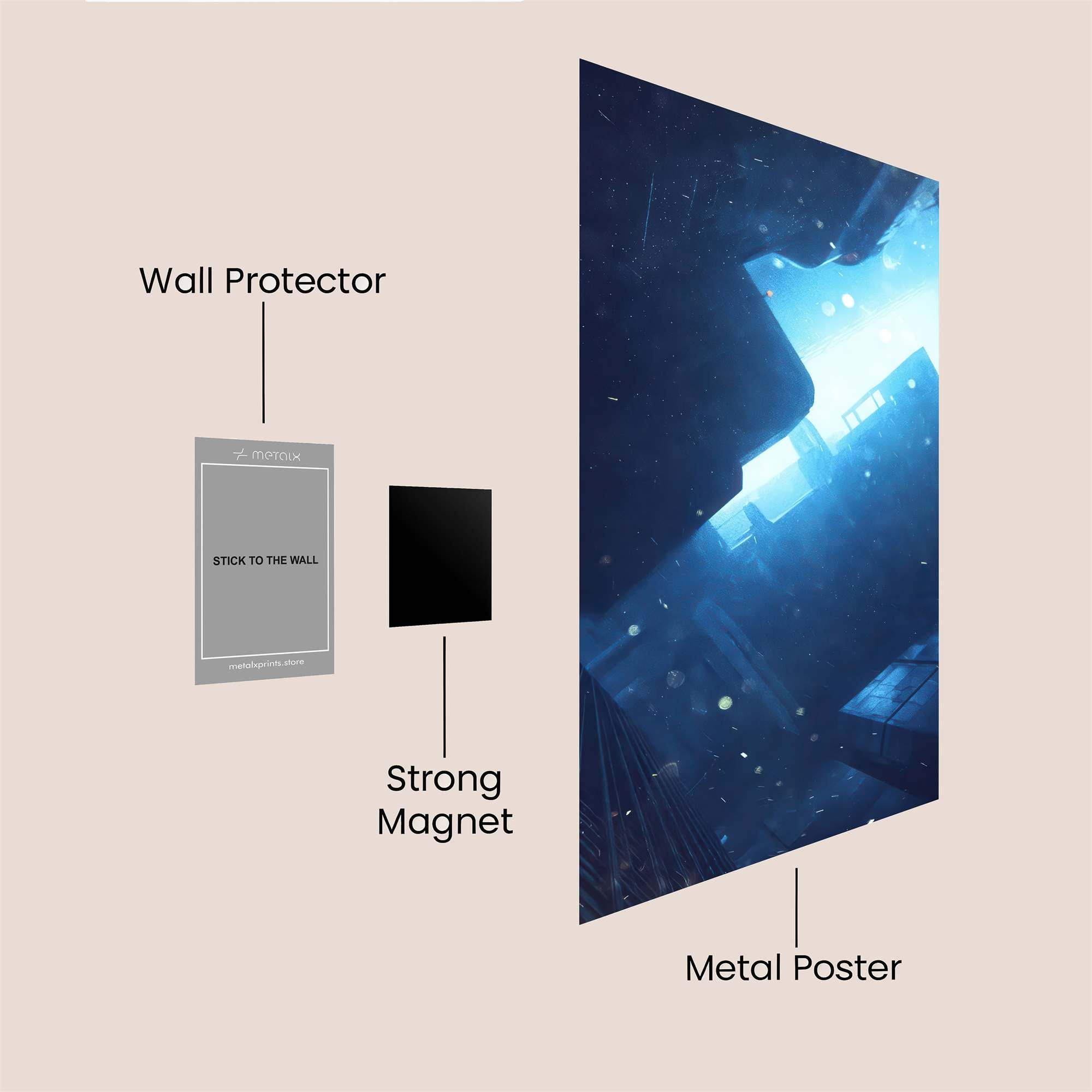 Van Adventure Safe Wall Magnetic / M