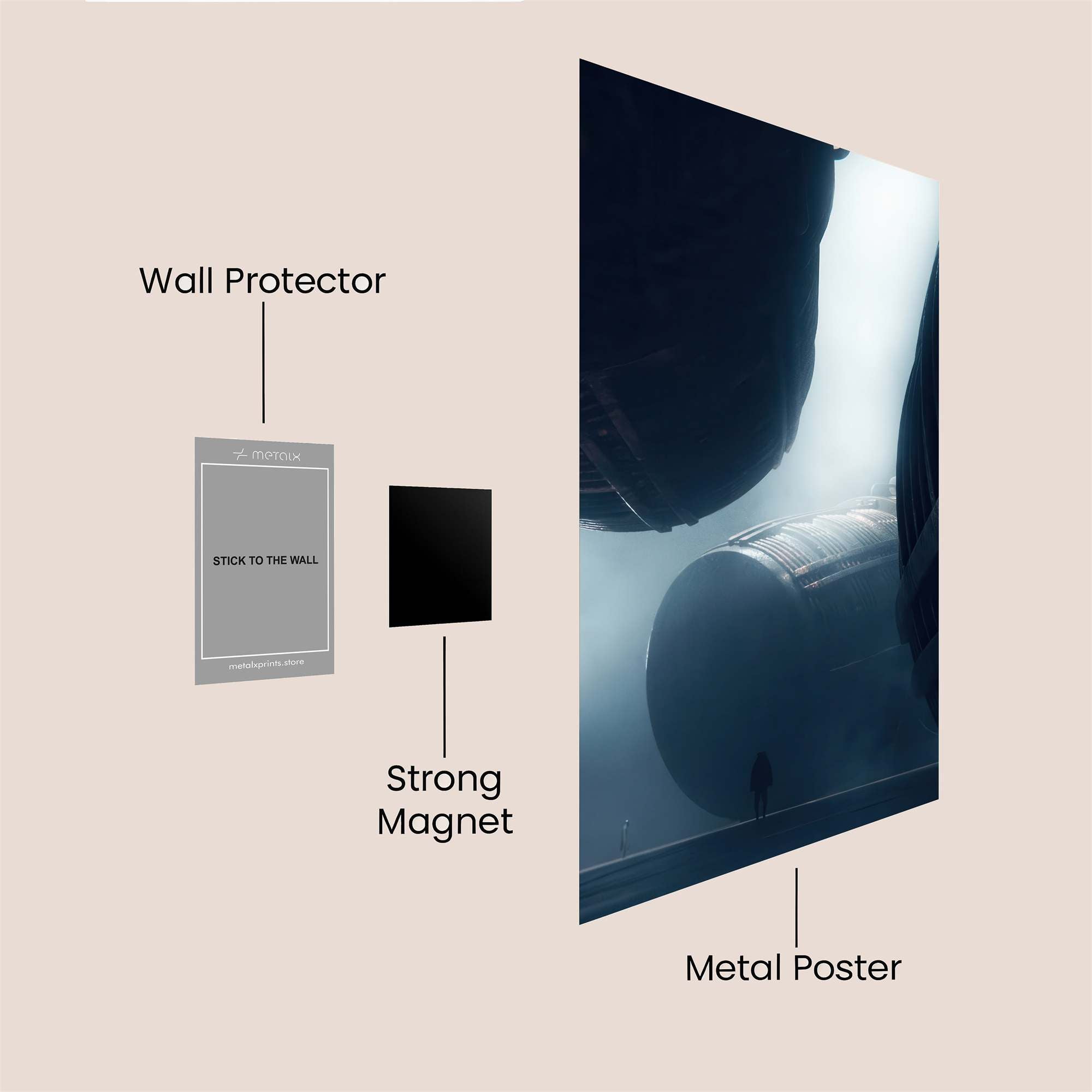 Skyward Dream Safe Wall Magnetic / M